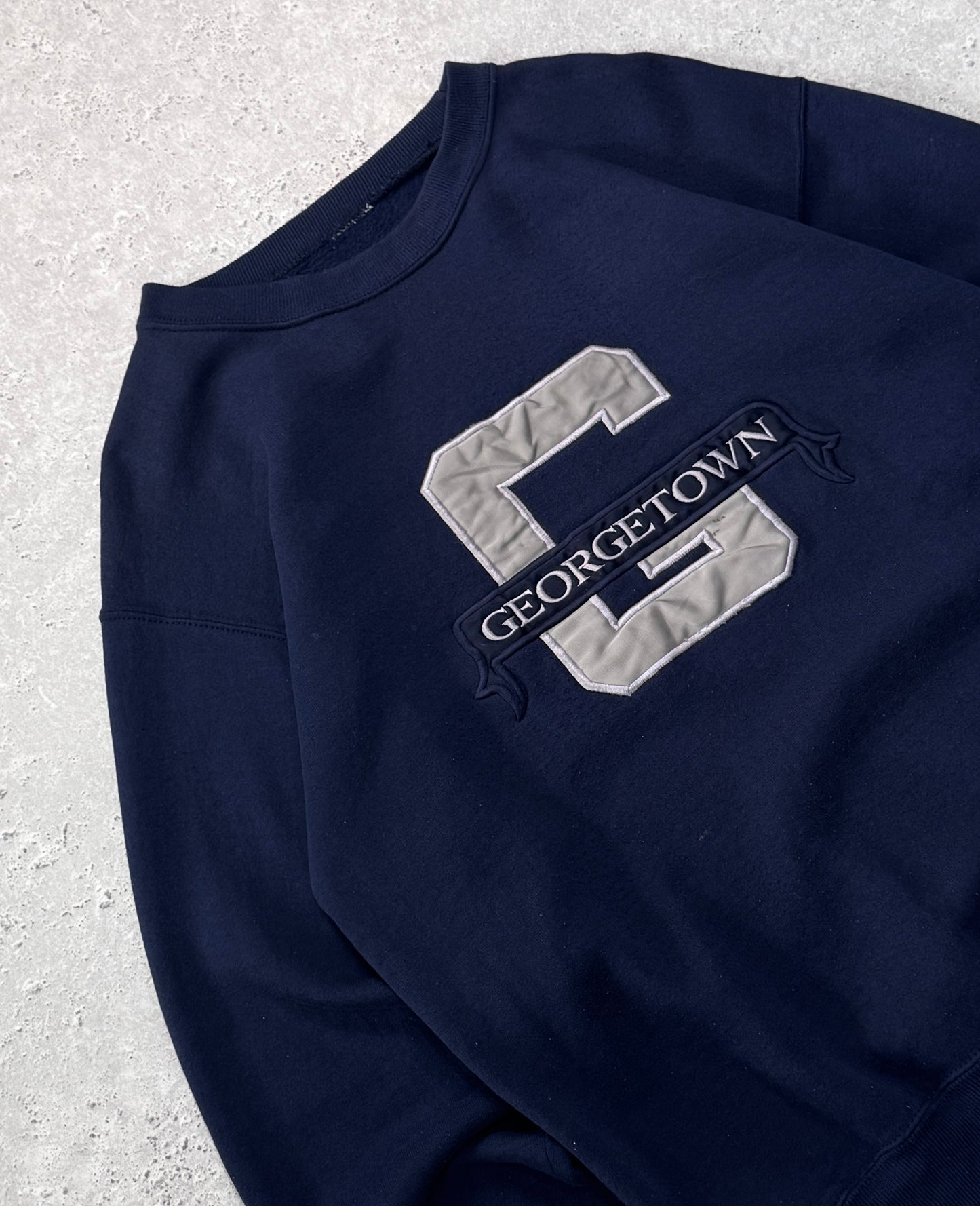Vintage 90s Georgetown University Embroidered Sweater (M)