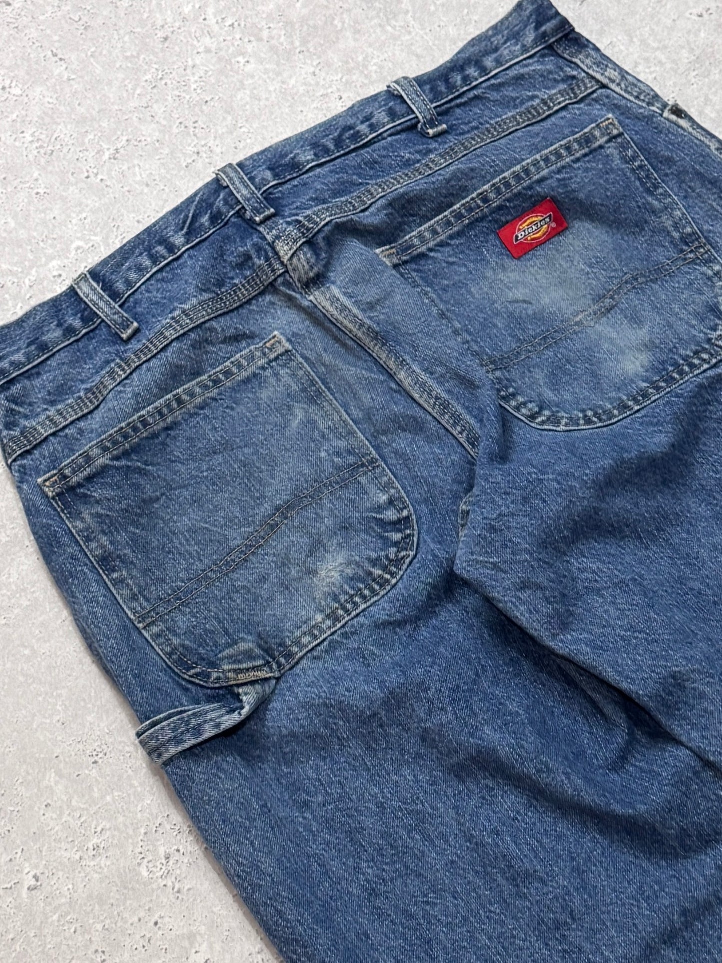 Vintage Dickies Denim Carpenter Workwear Pants (34")