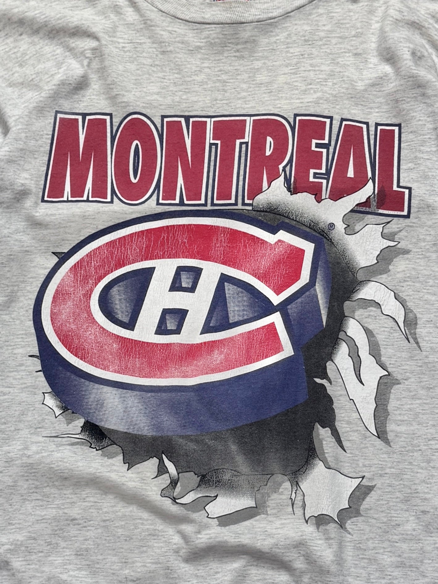 Vintage 90s Montreal Canadiens NHL Breakthrough Tee (2XL)