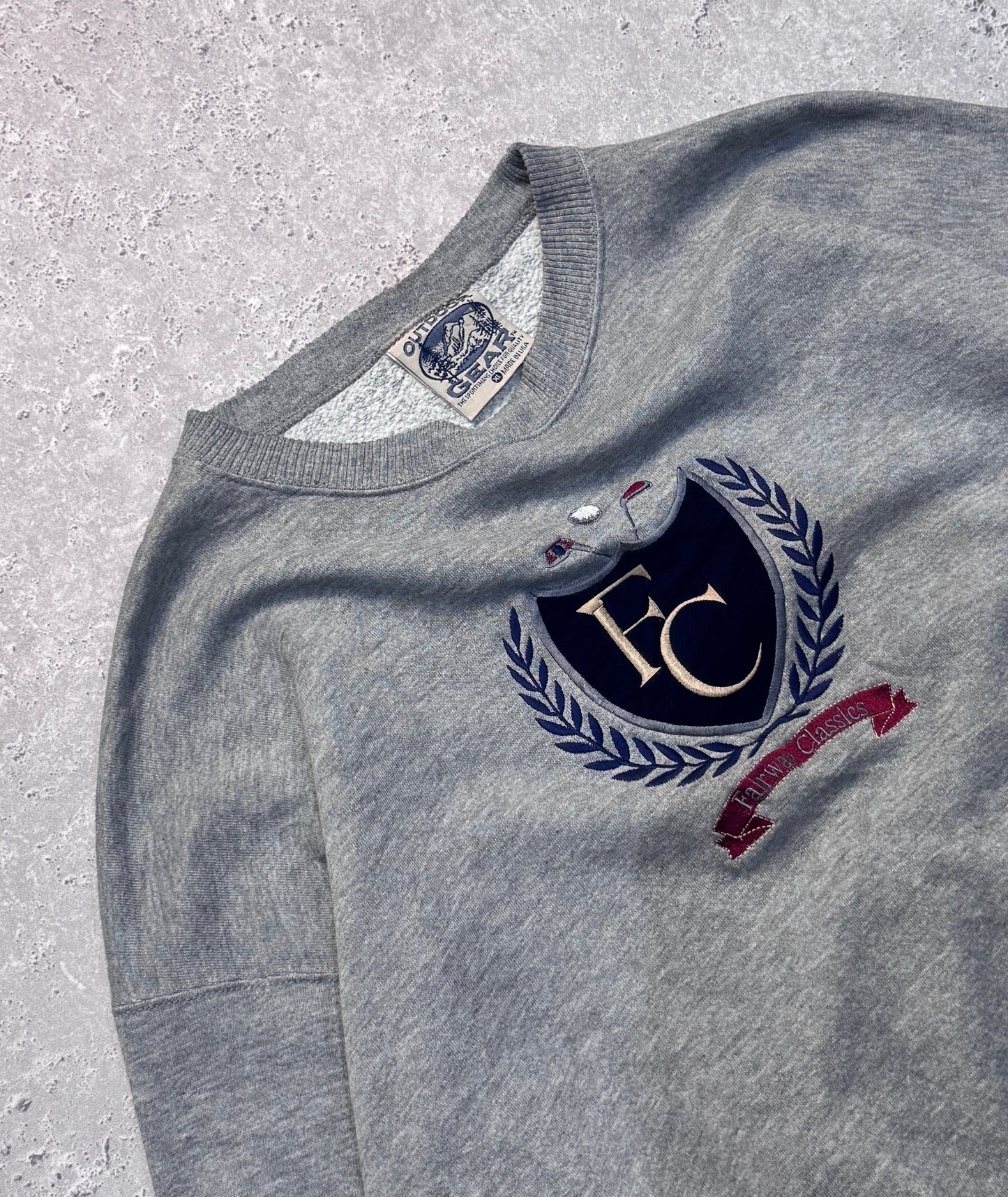 Vintage Fairway Classic Golf Embroidered Sweater (XL)