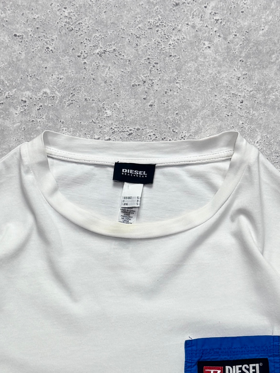 Vintage 2000s Diesel Denim Division Pocket Tee (S)