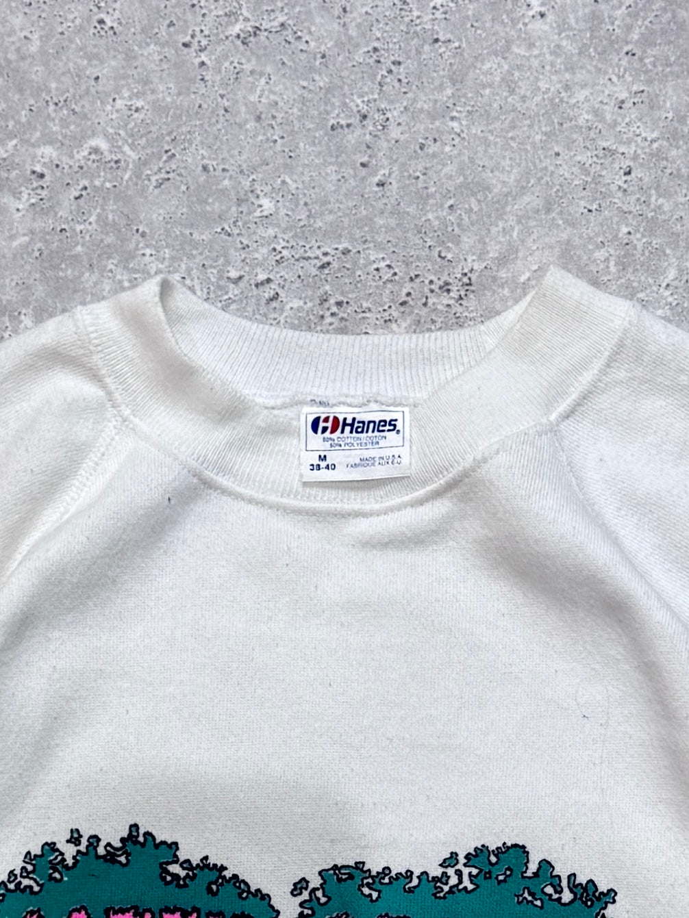 Vintage 80s Aspen Grove Graphic Sweater (S)