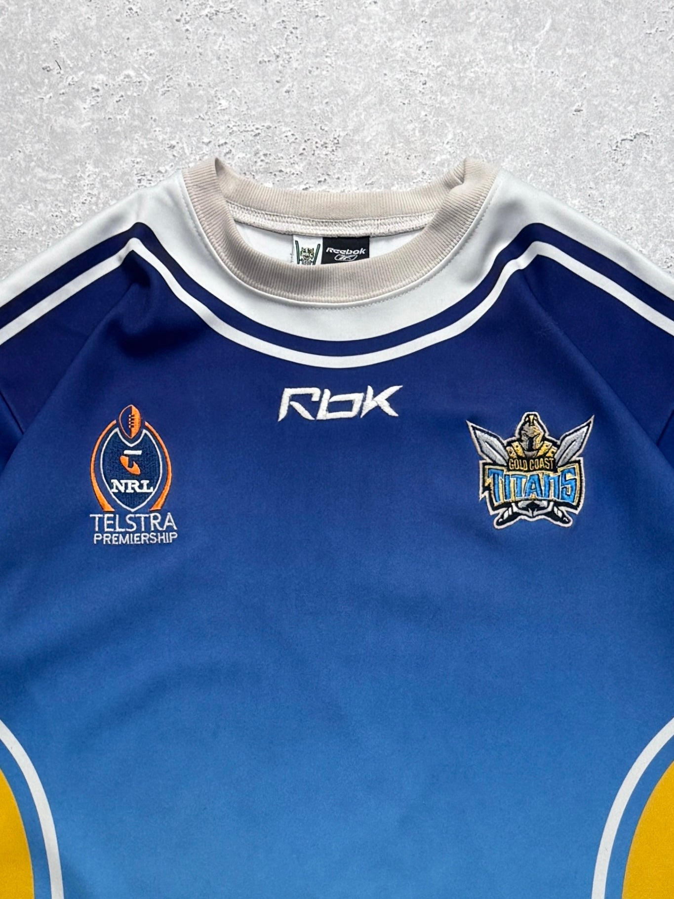 Vintage 2007 Reebok X Gold Coast Titans NRL Jersey (M)