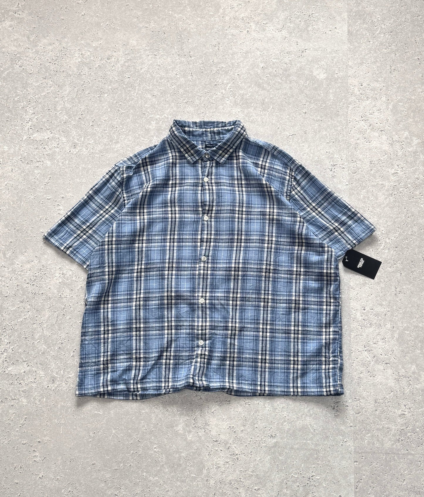 Vintage Gap Cropped Linen Button Up Shirt (L)