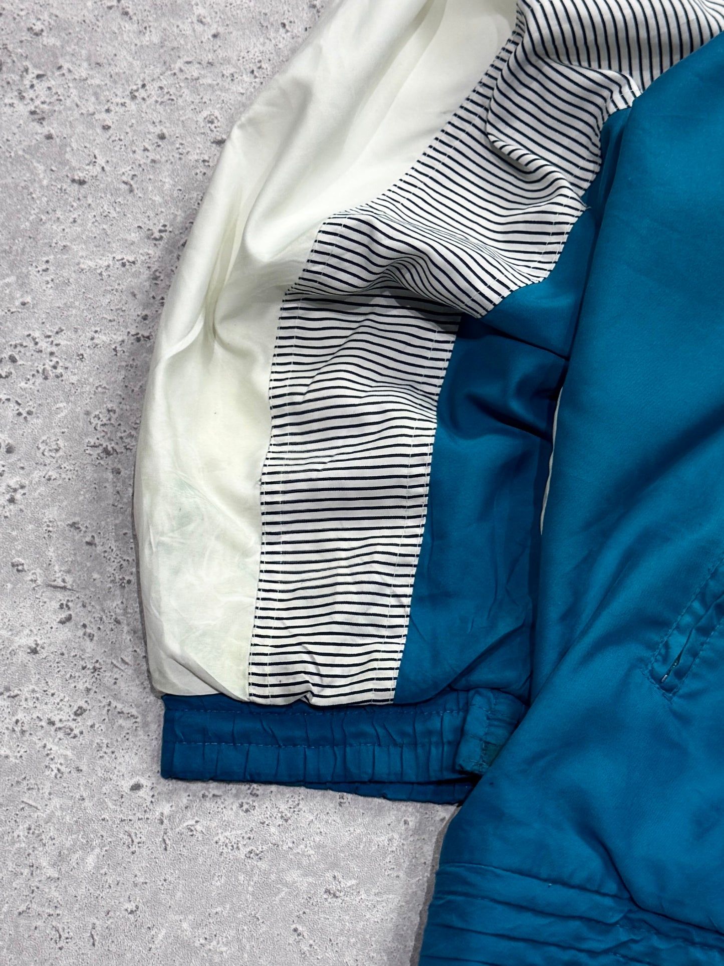 Vintage 90s Adidas Stefan Edberg Tennis Windbreaker Jacket (XL)