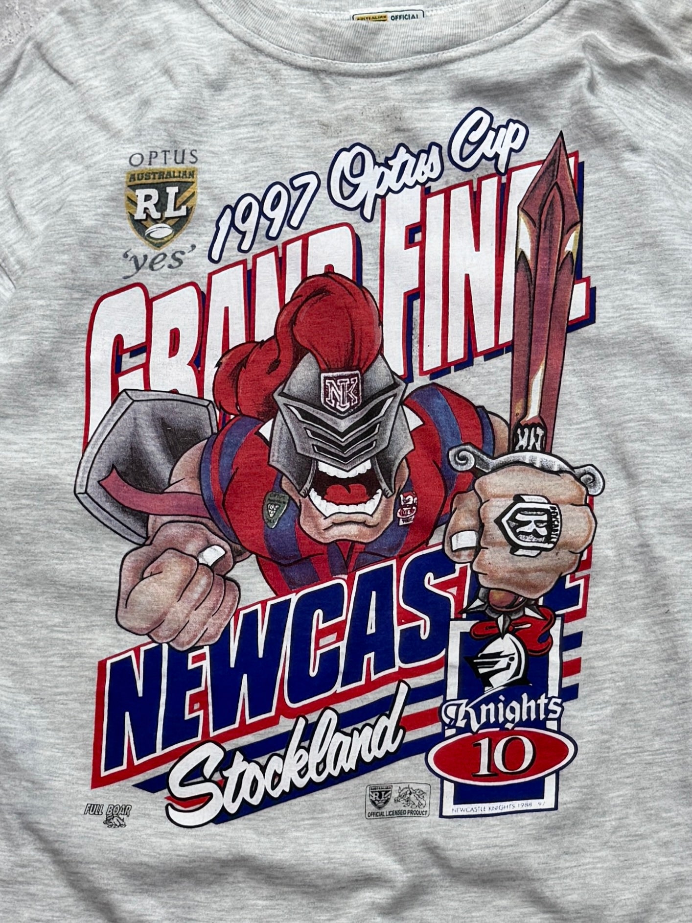 Vintage 1997 Newcastle Knights NRL Grand Final Tee (XL)