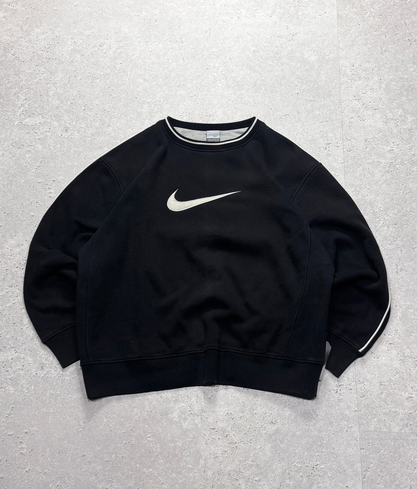 Vintage 2000s Nike Swoosh Embroidered Sweater (XL)