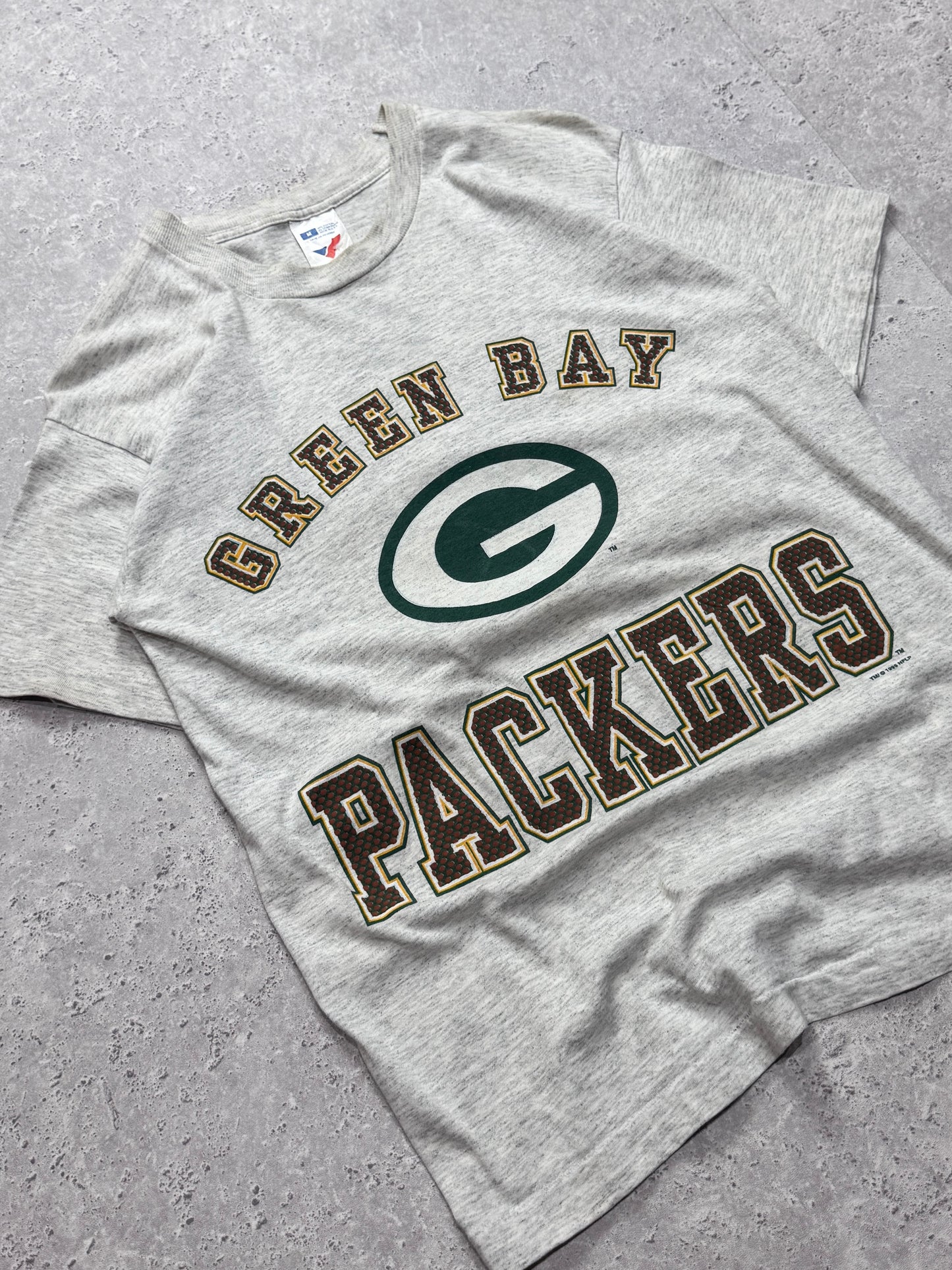 Vintage 90s Greenbay Packers NFL Logo Tee (M)