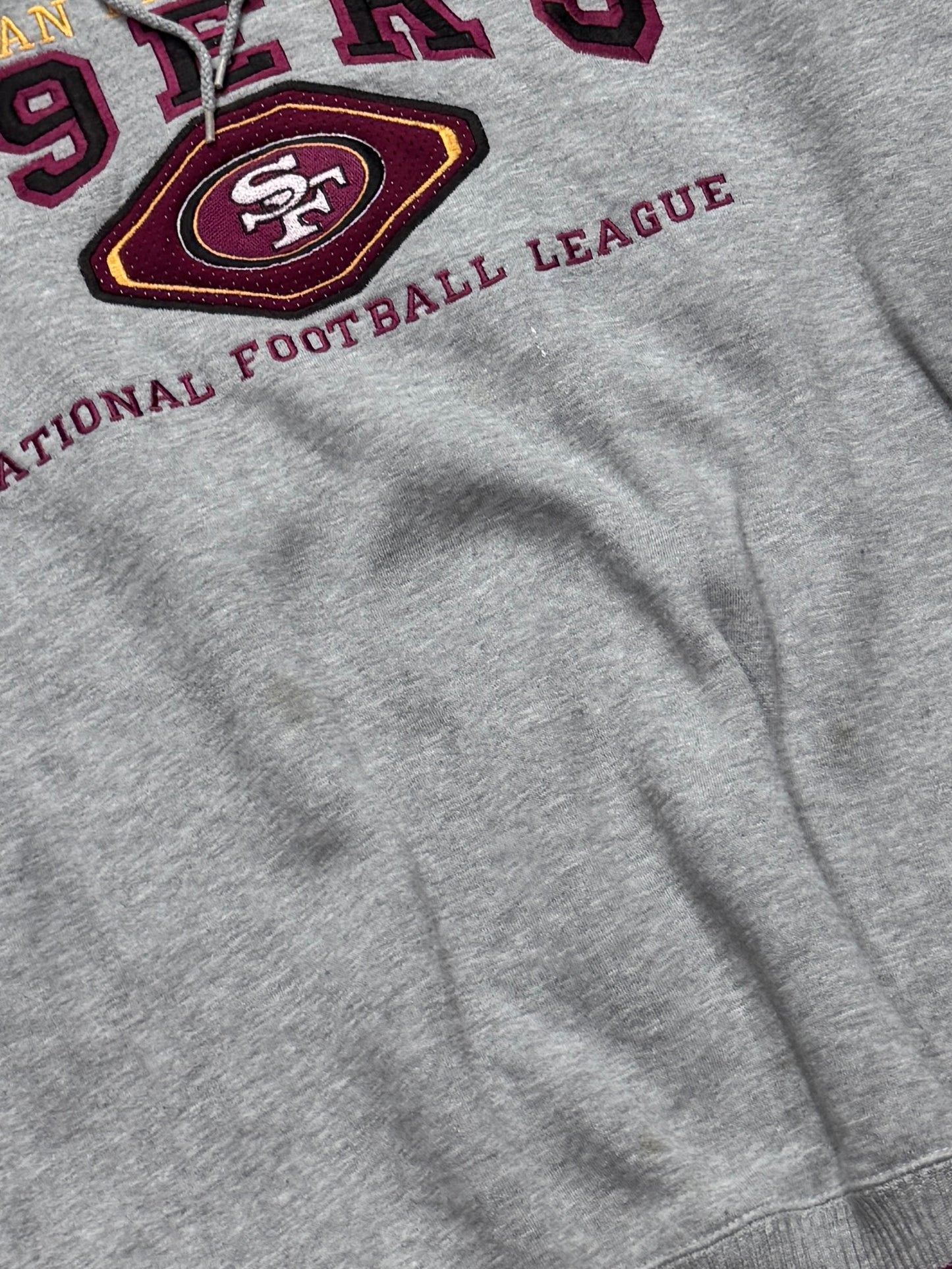 Vintage San Francisco 49ers Embroidered NFL Hoodie (XL)