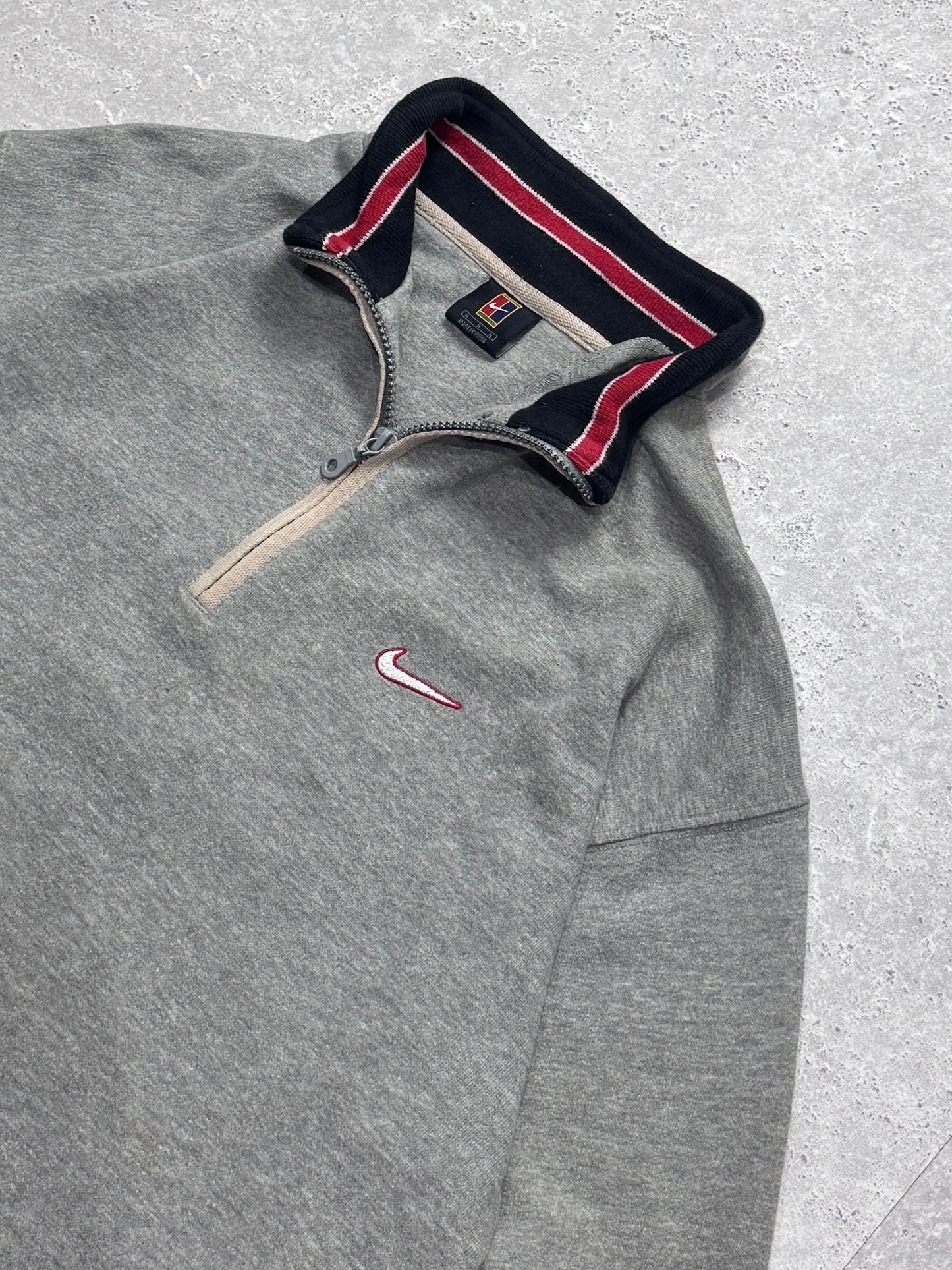 Vintage 2000s Nike Quarter Zip Sweater (L)