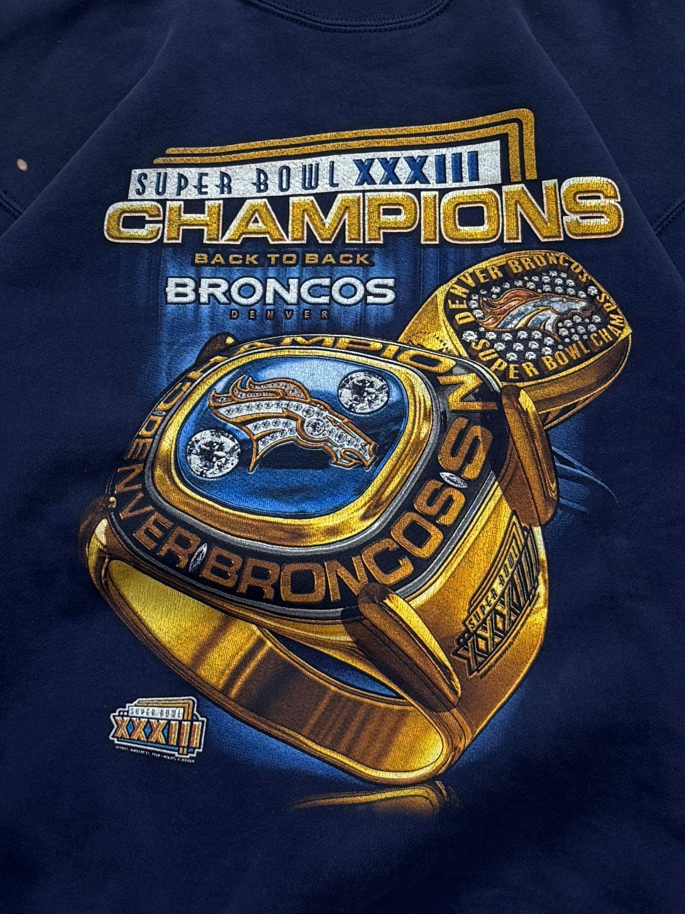 Vintage 1999 Denver Broncos NFL Sperbowl Sweater (M)