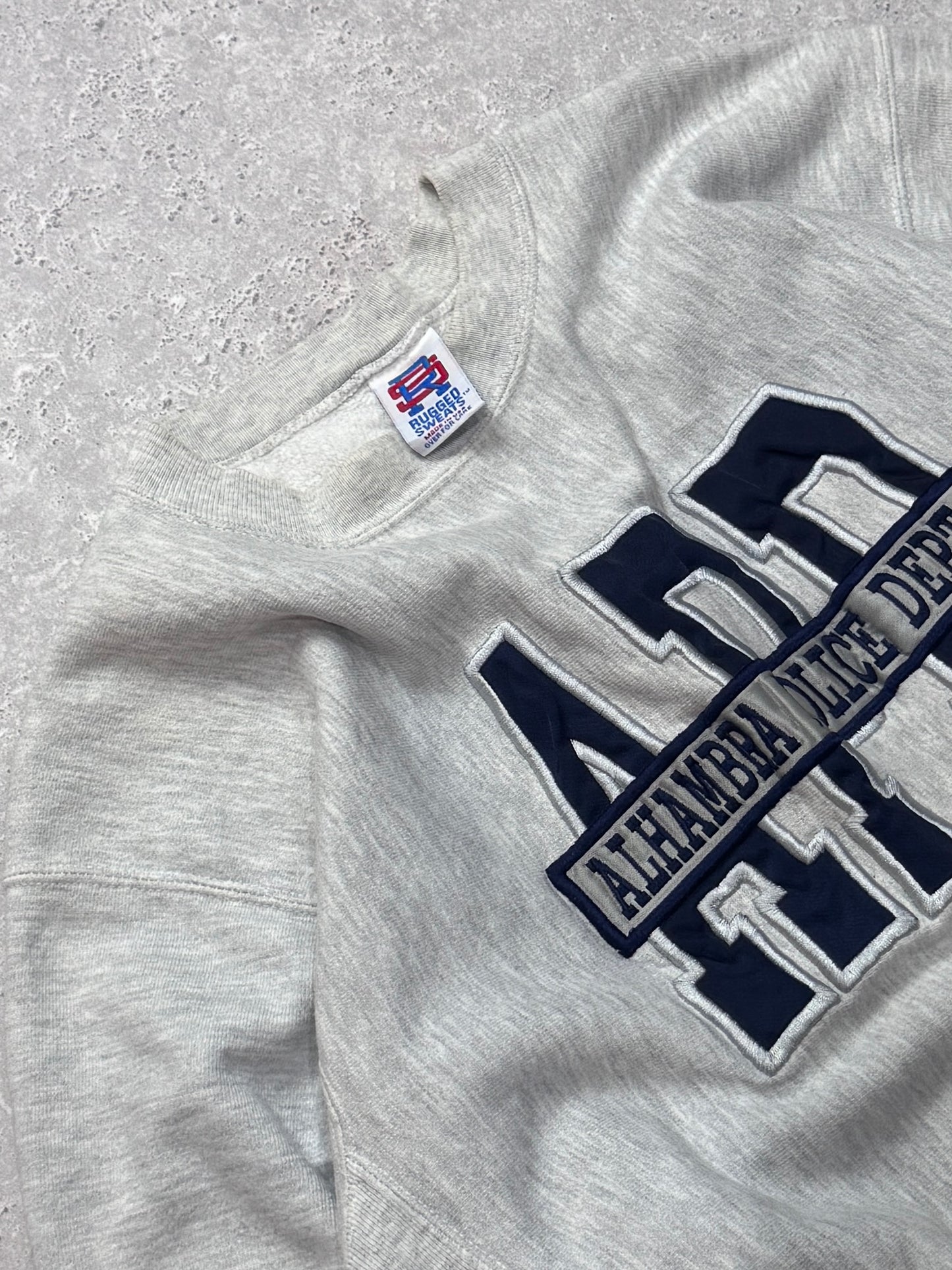 Vintage 90s Alhambra Police Dept Embroidered Sweater (L)