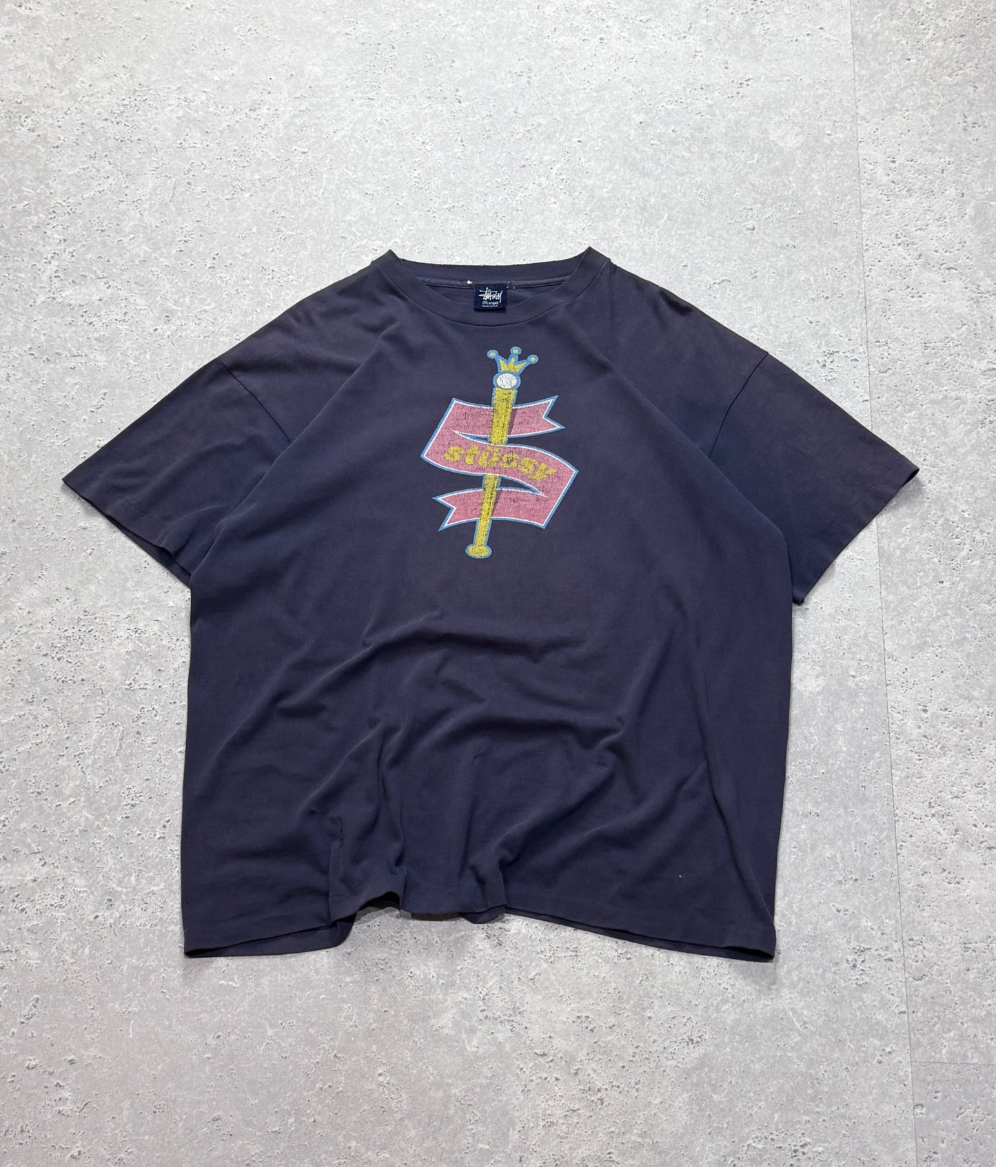 Vintage 90s Stussy Royalty Tee (L)