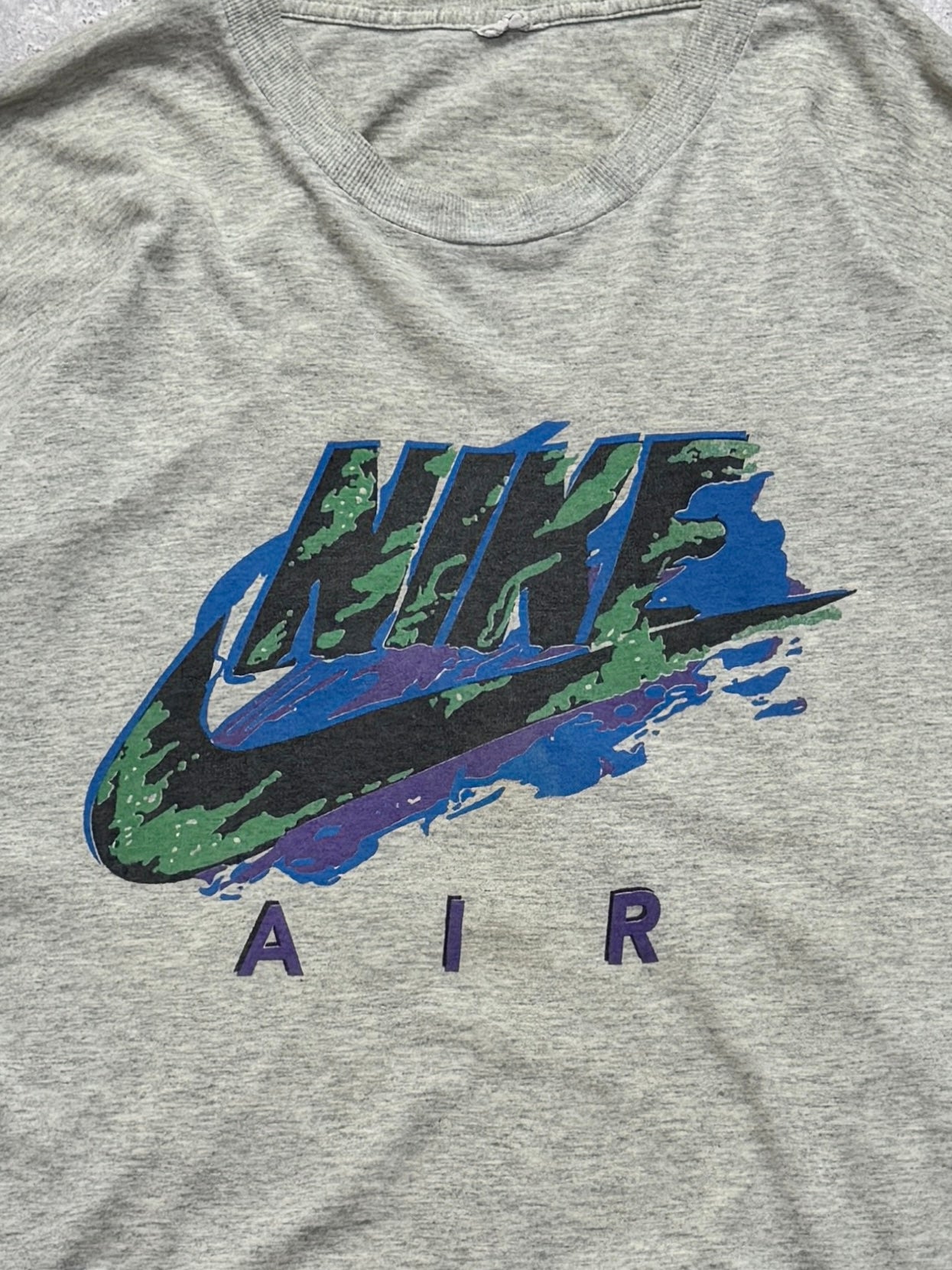 Vintage 80s Nike Air Spellout Tee (XL)