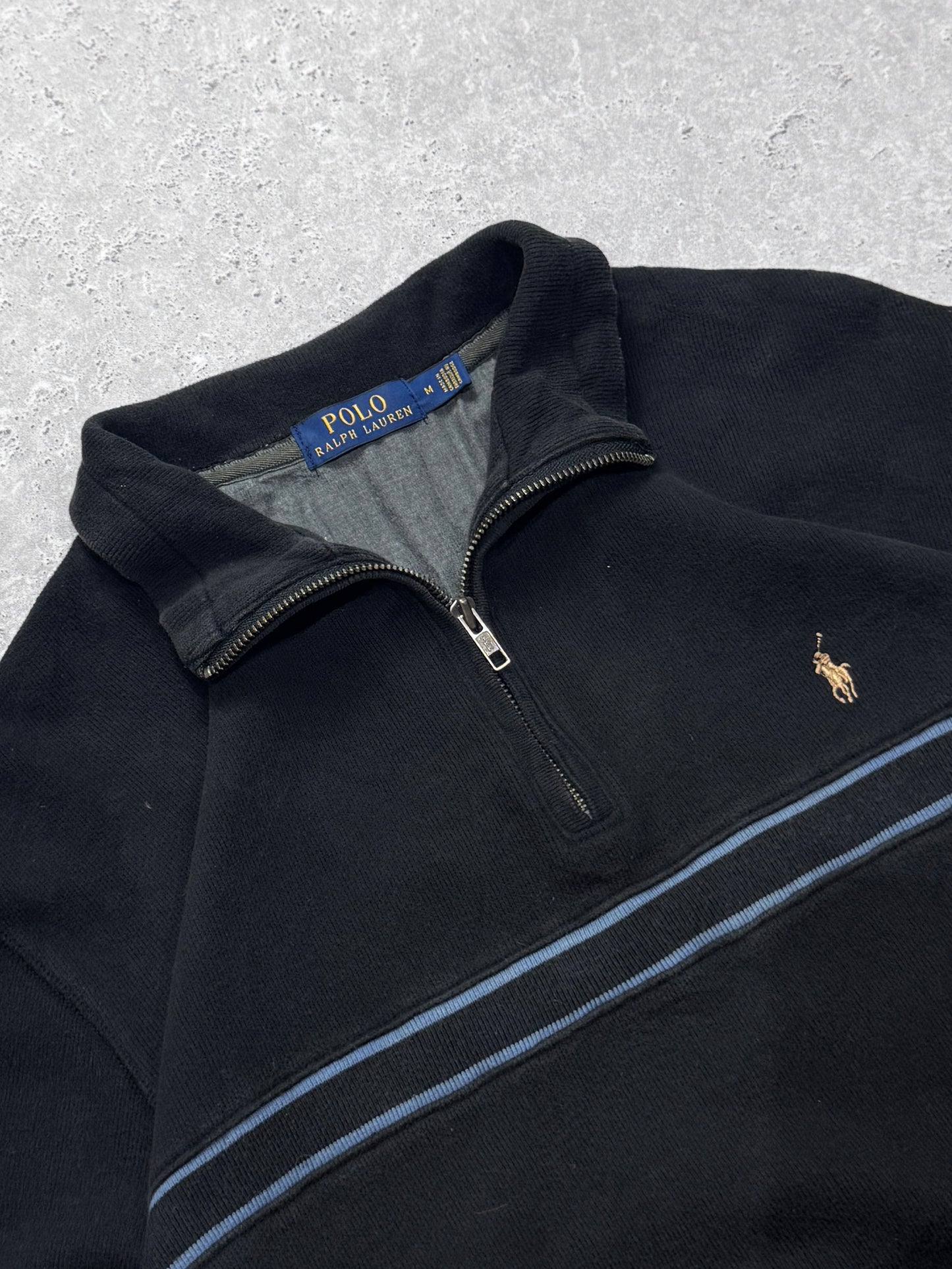 Vintage Polo Ralph Lauren Quarter Zip Sweater (L)
