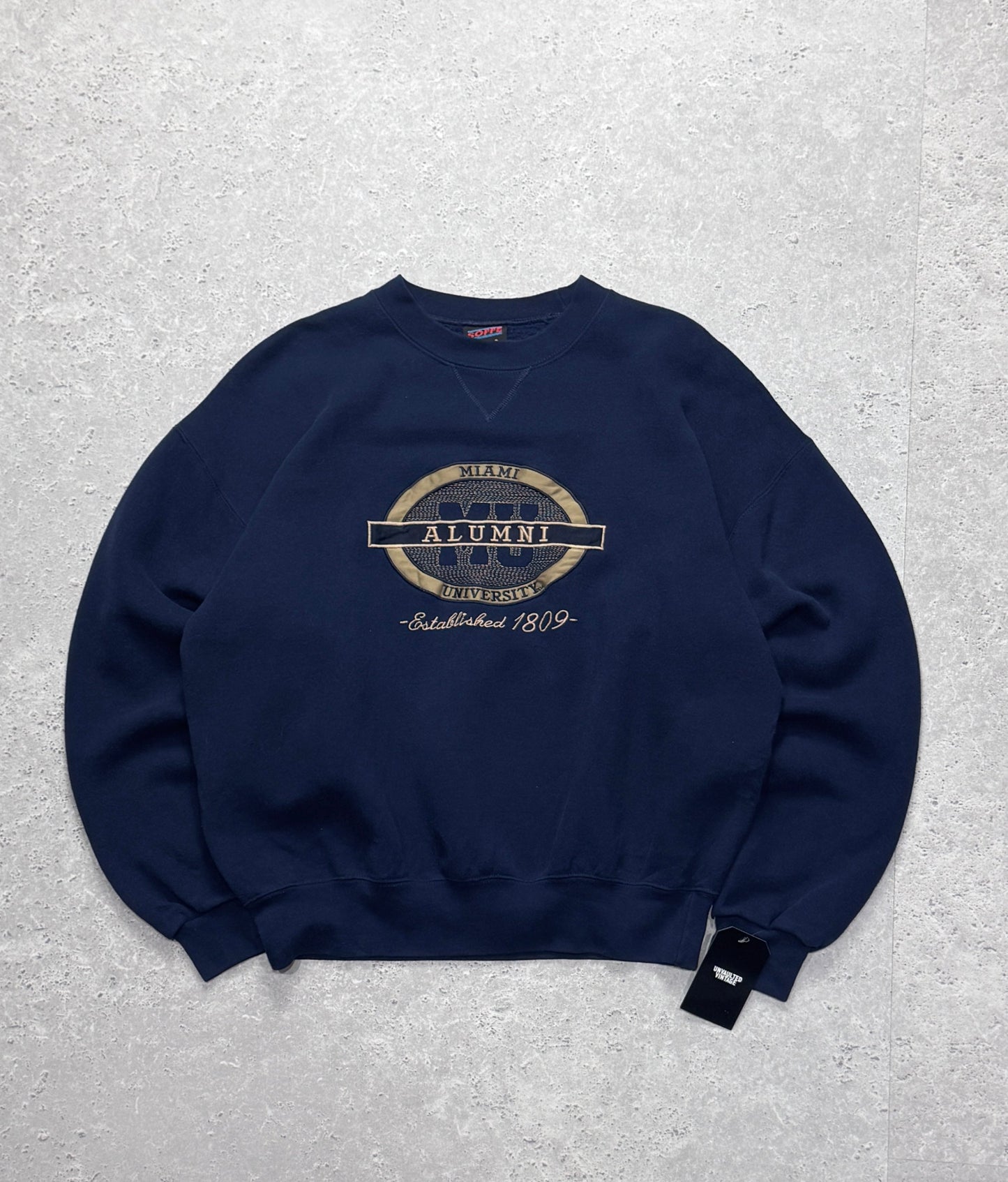 Vintage Miami University Alumni Embroidered Sweater (L)