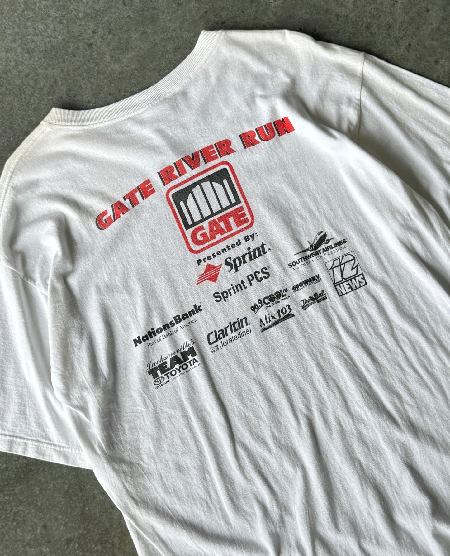 Vintage 00' Gate River Run Marathon Tee (XL)