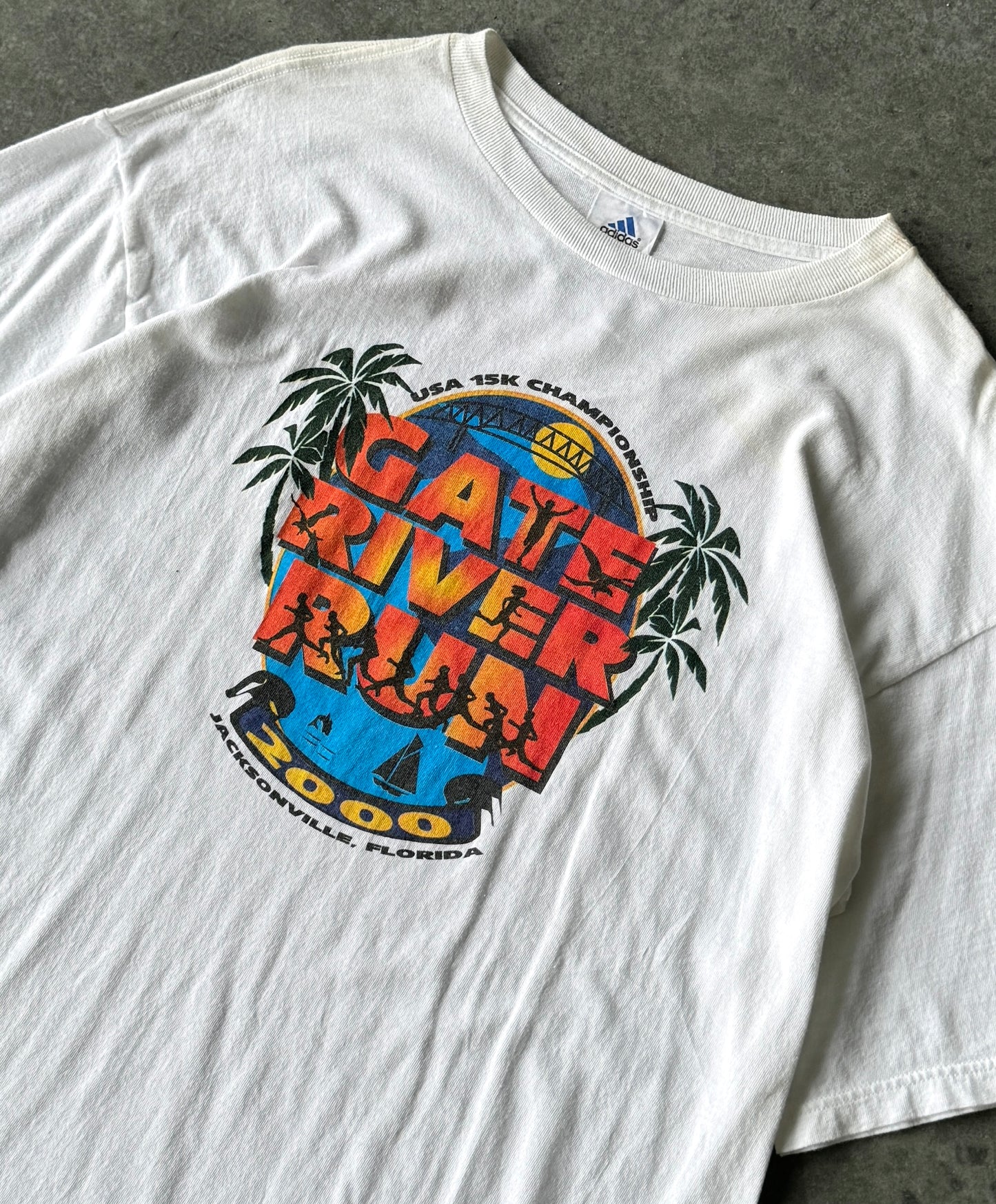 Vintage 00' Gate River Run Marathon Tee (XL)