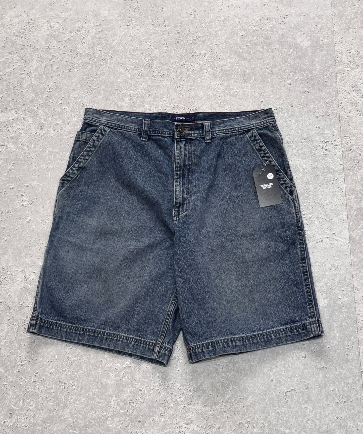 Vintage 2000s Denim Carpenter Jorts (34")