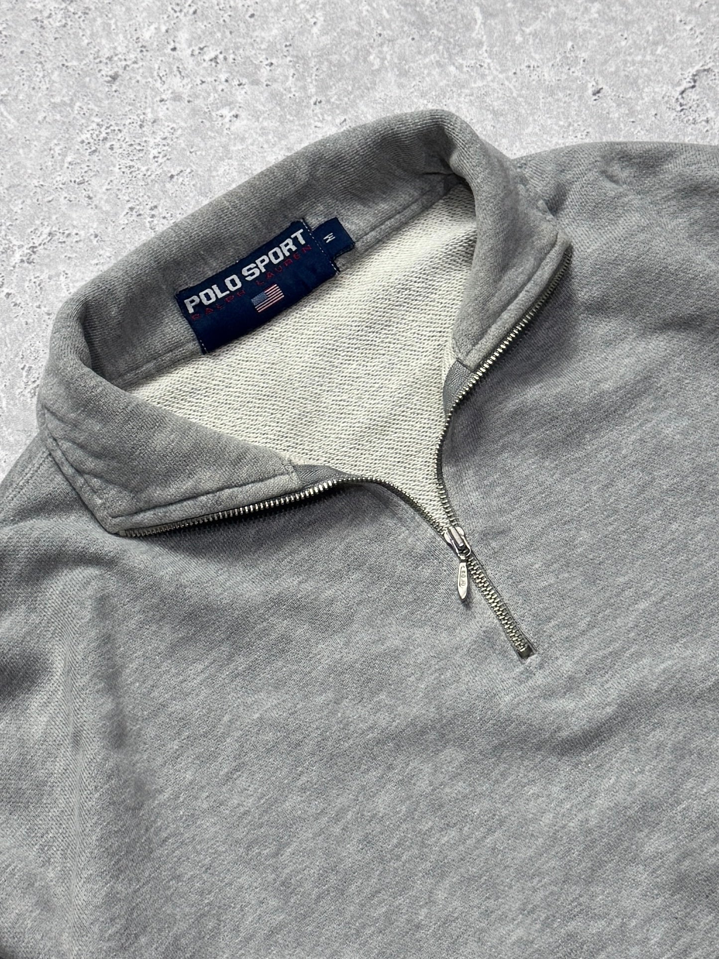 Vintage Polo Sport Ralph Lauren Quarter Zip Sweater (L)