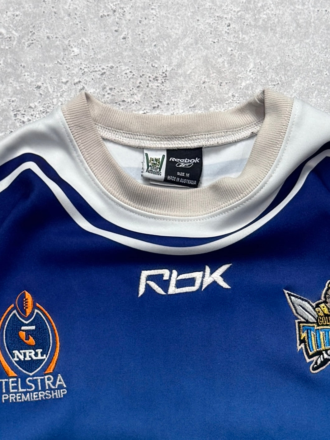Vintage 2007 Reebok X Gold Coast Titans NRL Jersey (M)