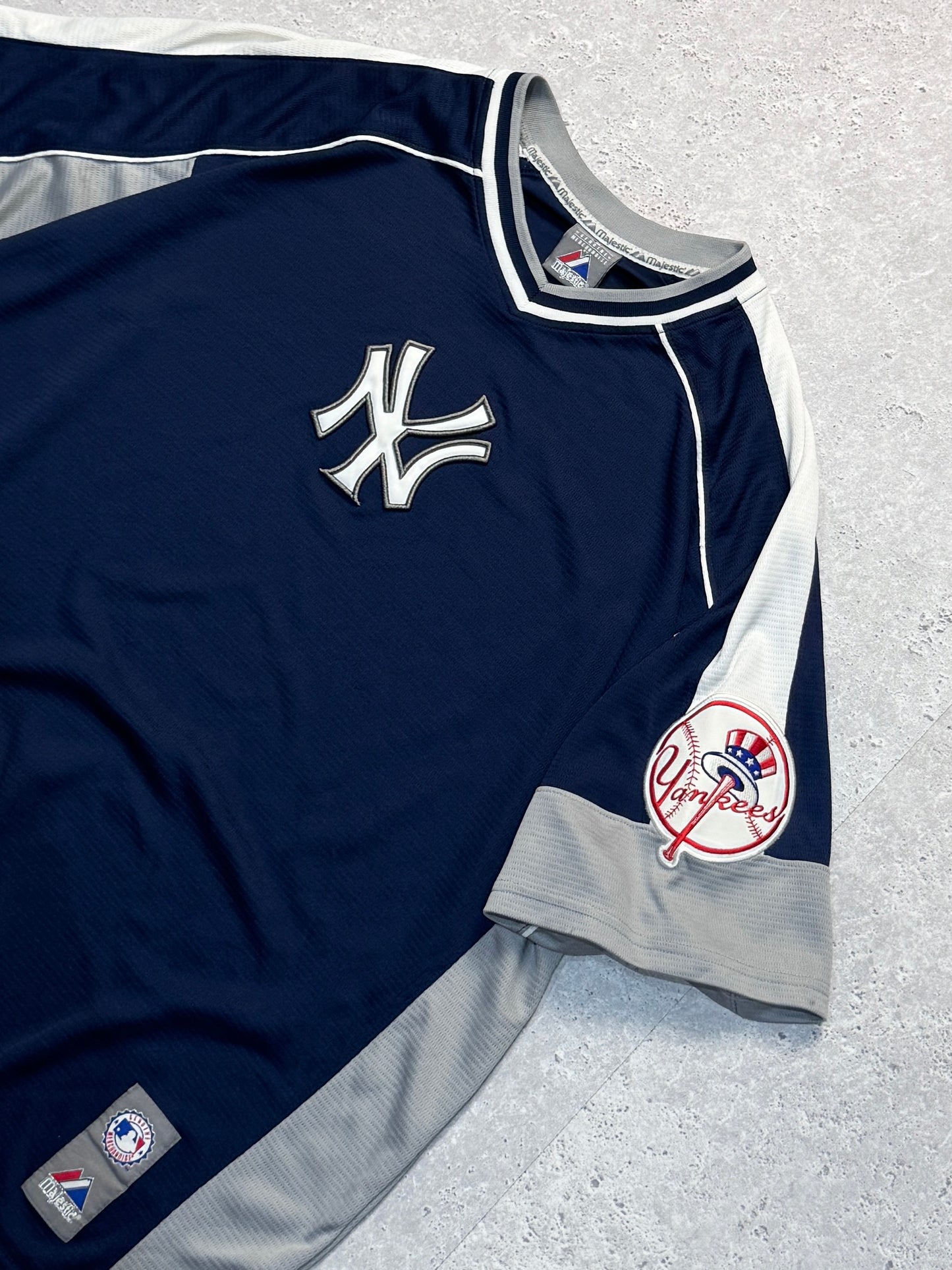 Vintage 2000s New York Yankees Baseball Jersey (2XL)