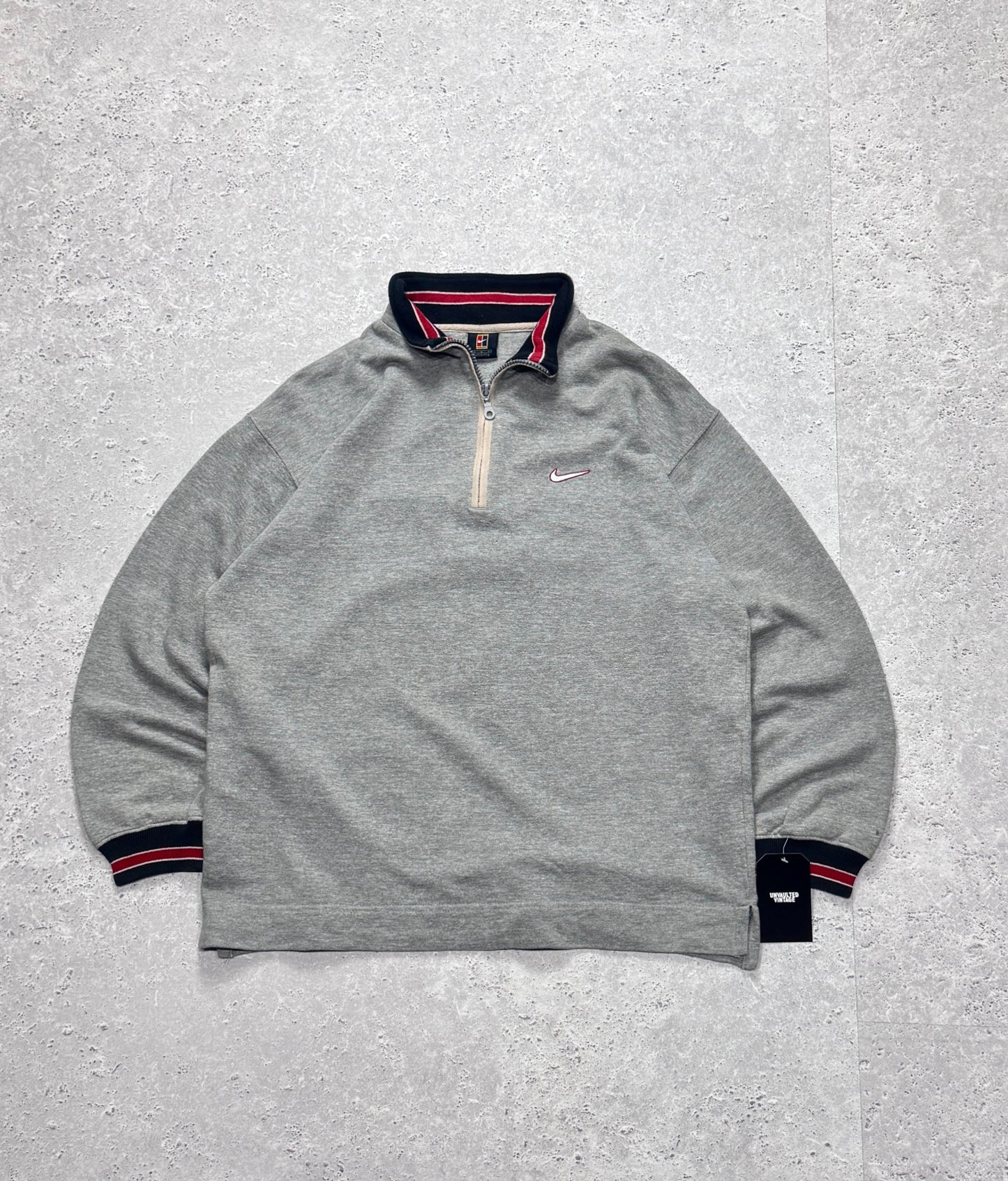Vintage 2000s Nike Quarter Zip Sweater (L)