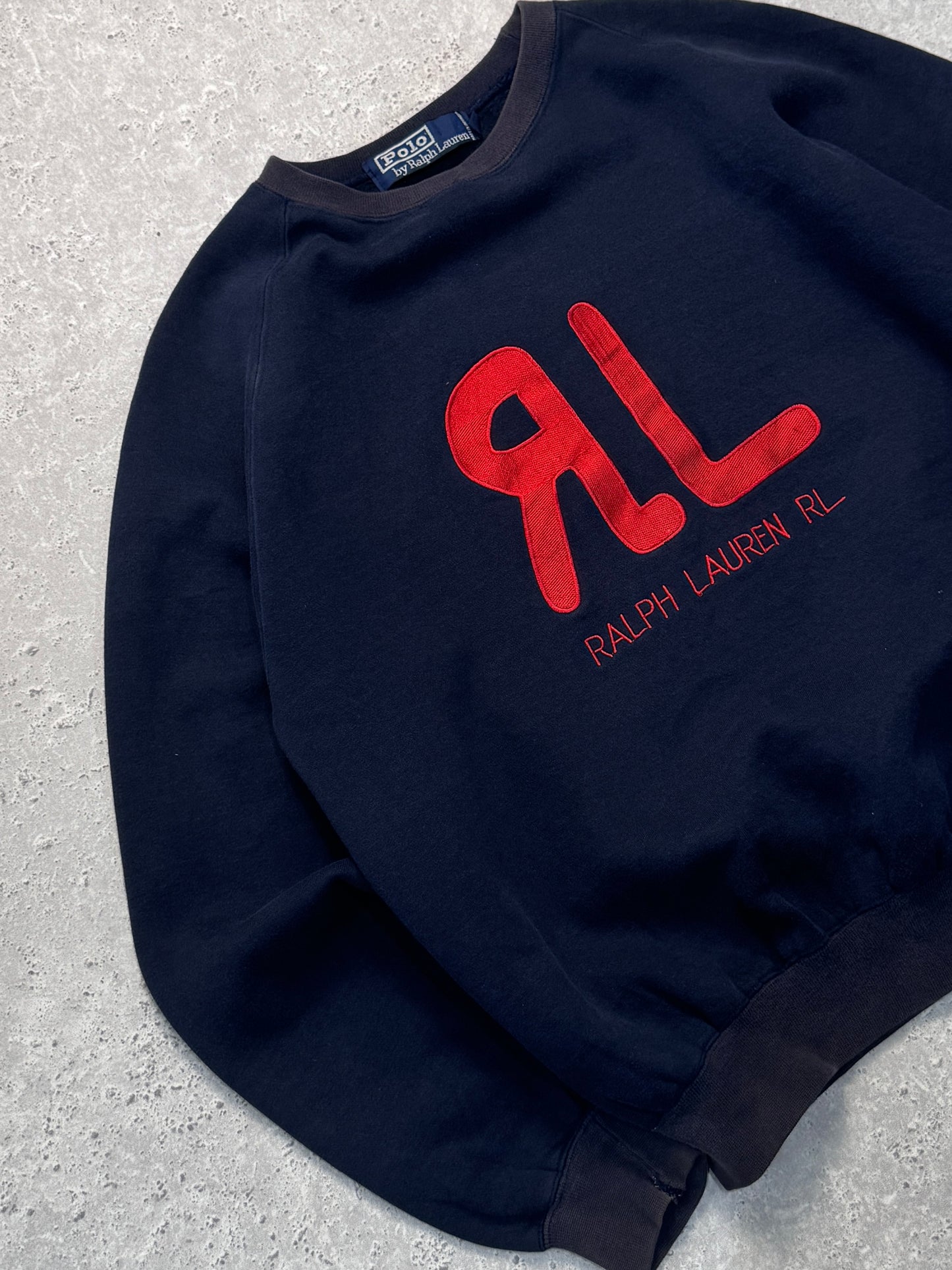 Vintage Ralph Lauren Embroidered Sweater (S)