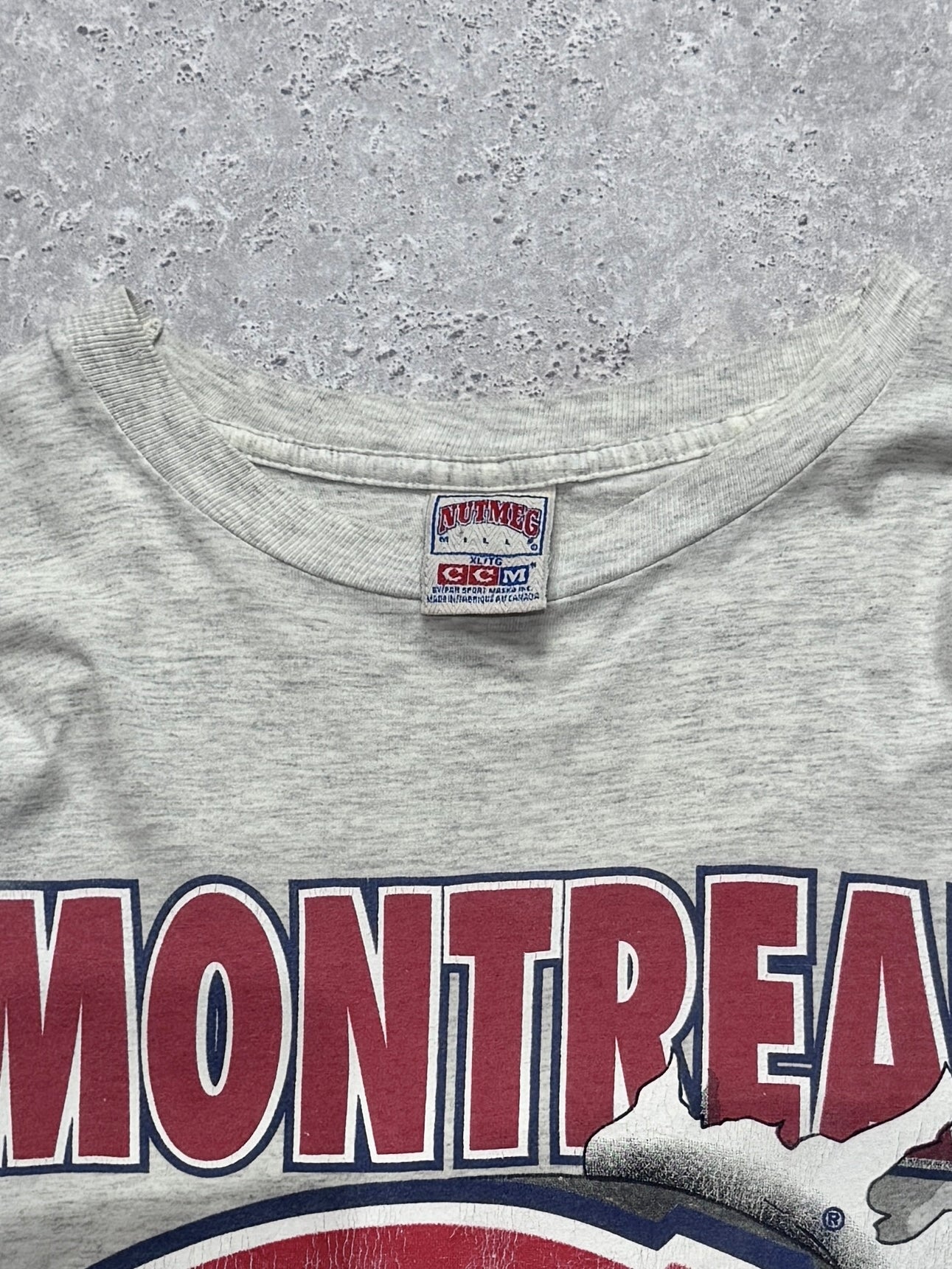 Vintage 90s Montreal Canadiens NHL Breakthrough Tee (2XL)