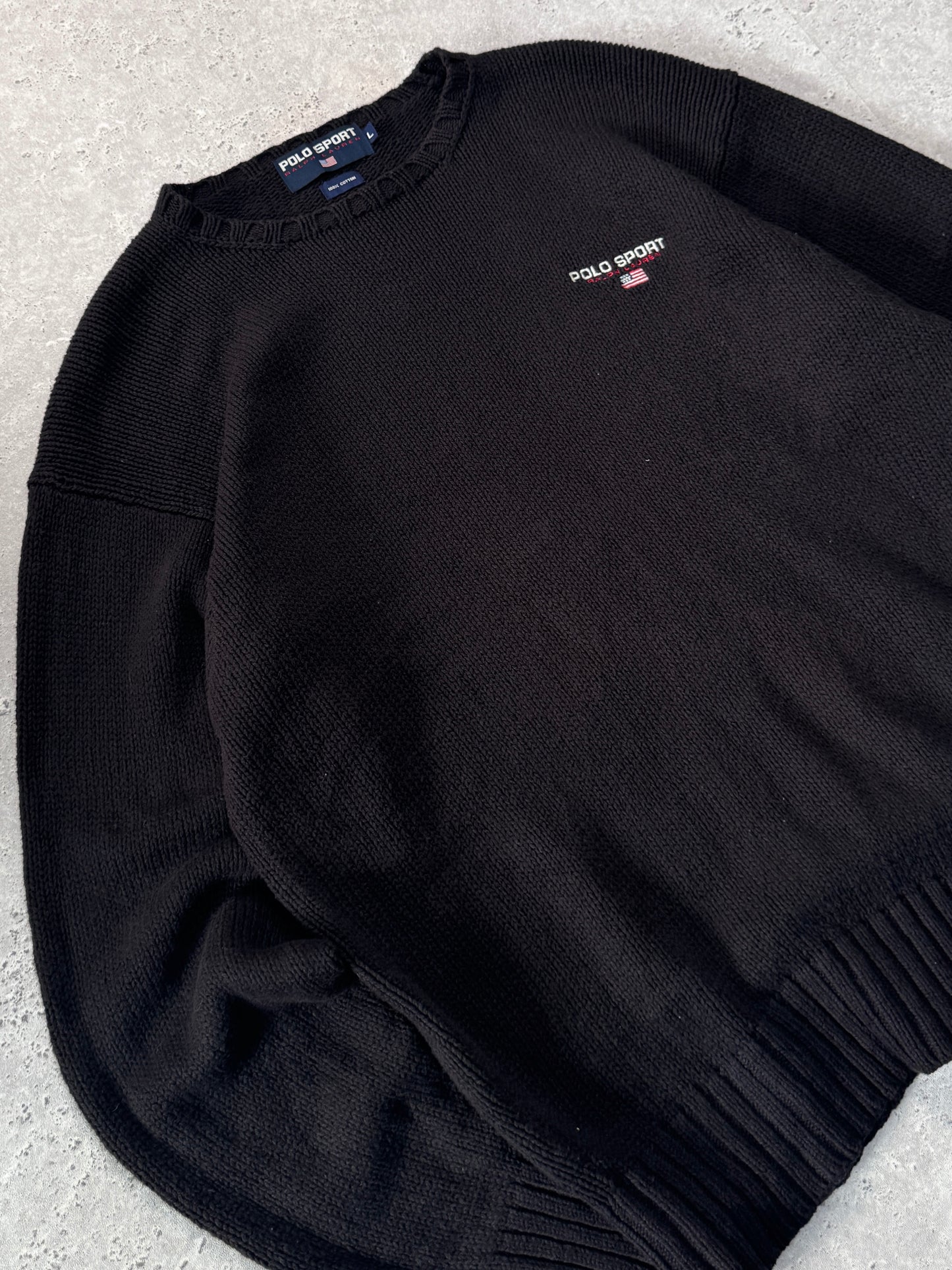 Vintage Polo Sport Ralph Lauren Knitted Sweater (XL)