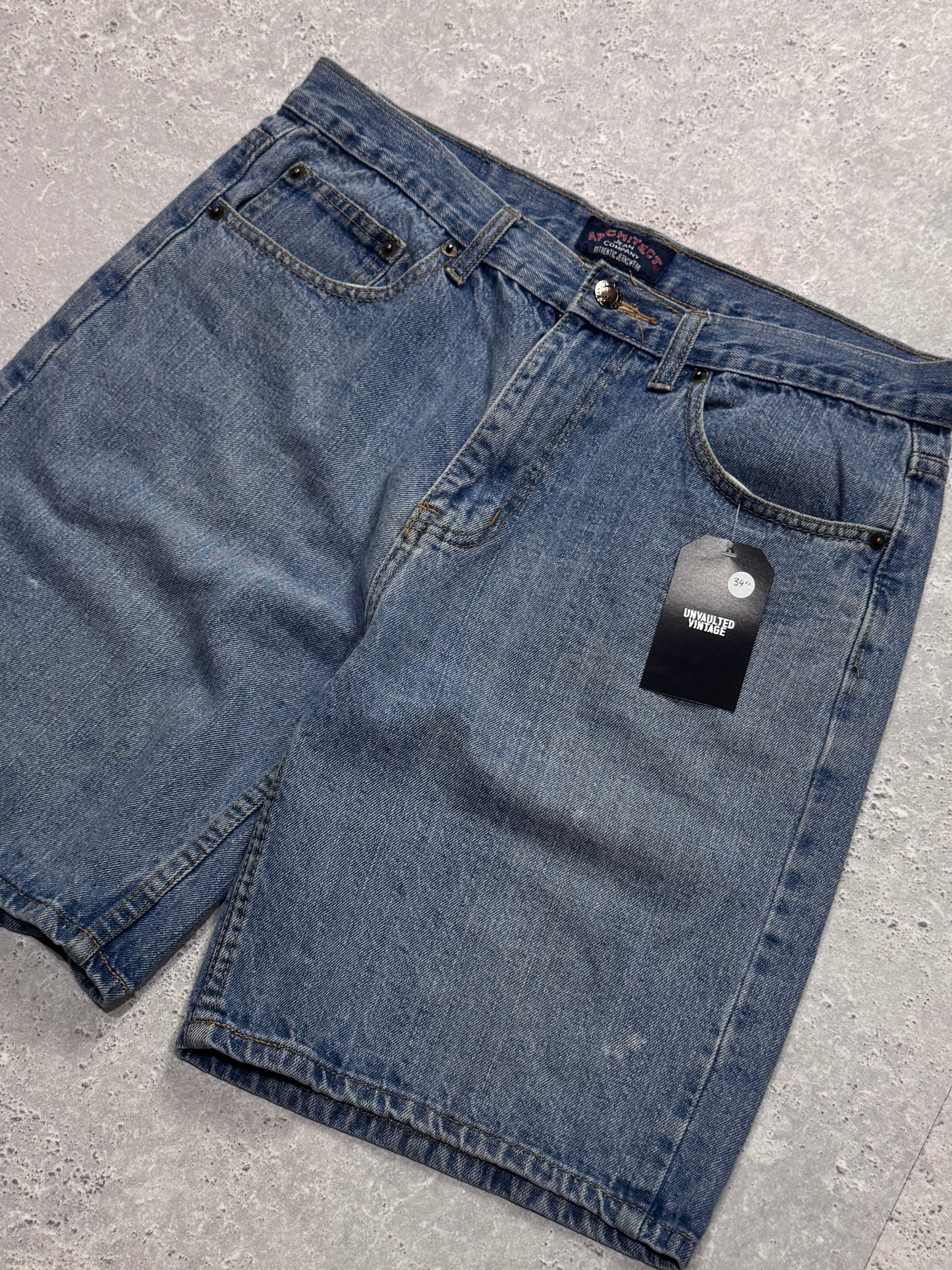 Vintage 2000s Denim Jorts (34")