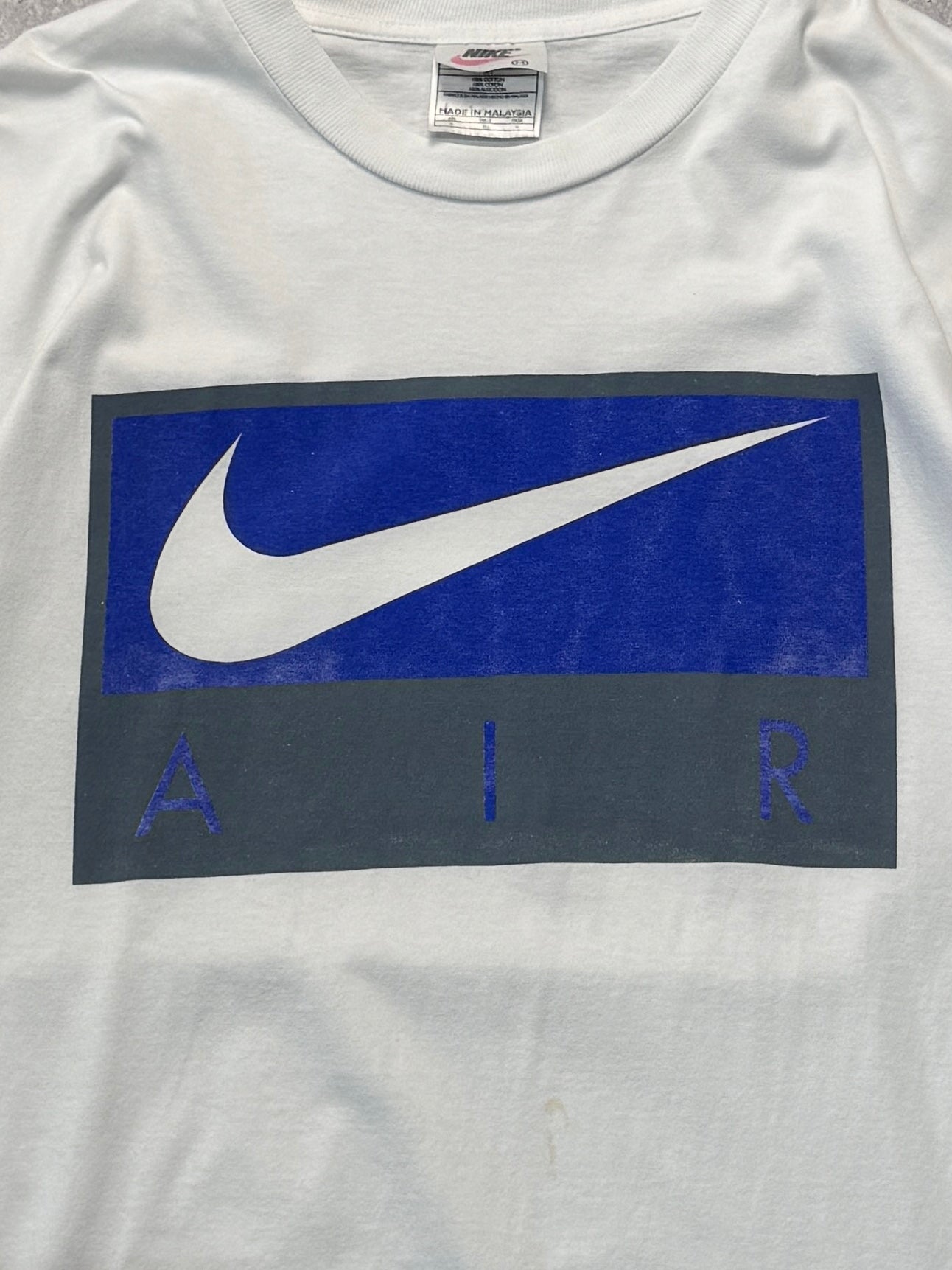 Vintage 90s Nike Air Logo Tee (XL)
