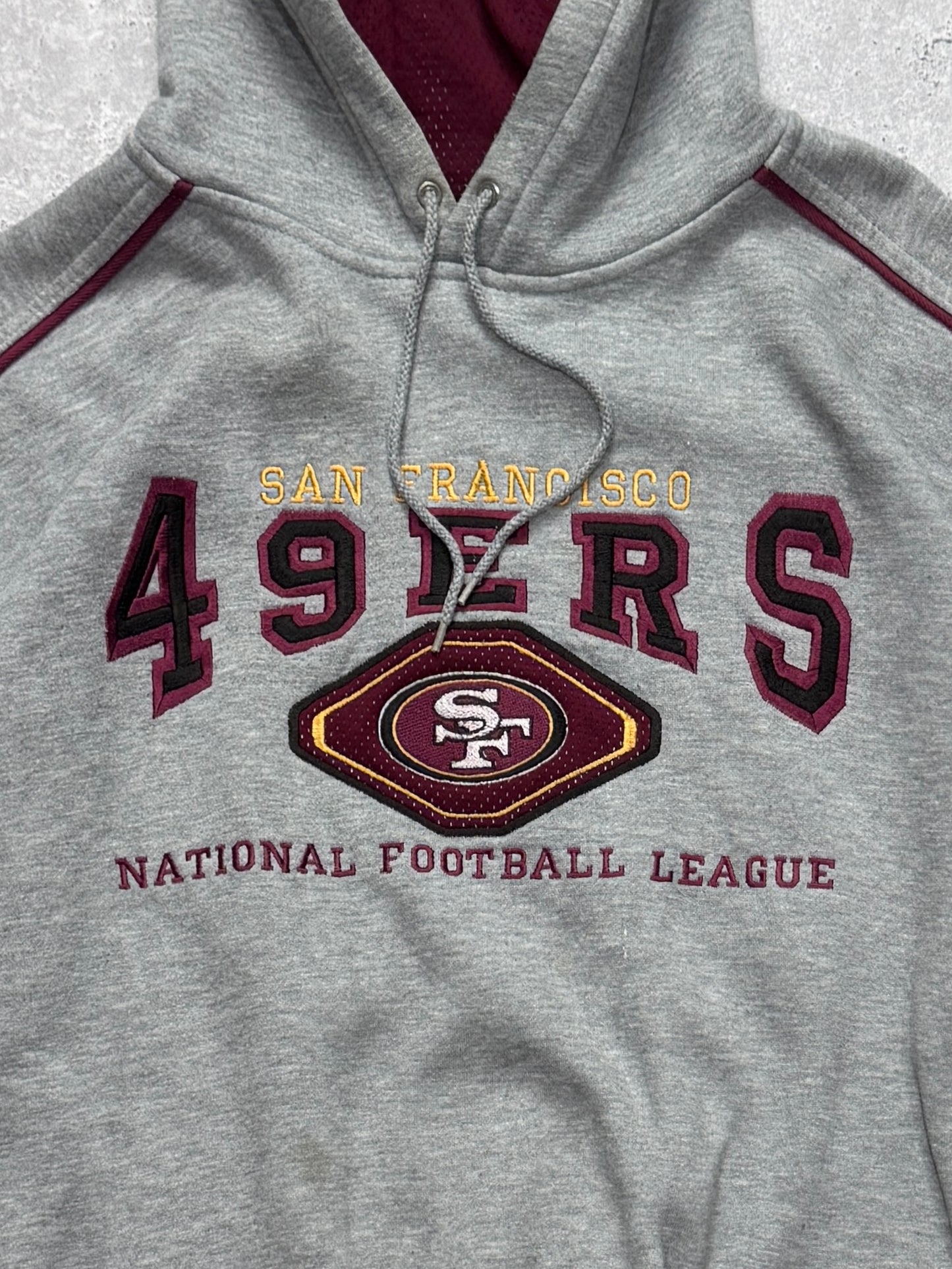 Vintage San Francisco 49ers Embroidered NFL Hoodie (XL)