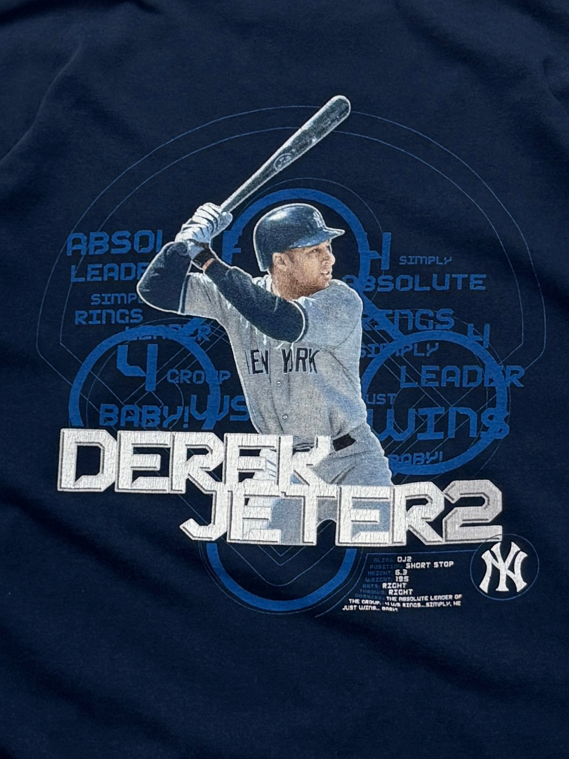 Vintage Nike X New York Yankees Derek Jeter MLB Tee (L)