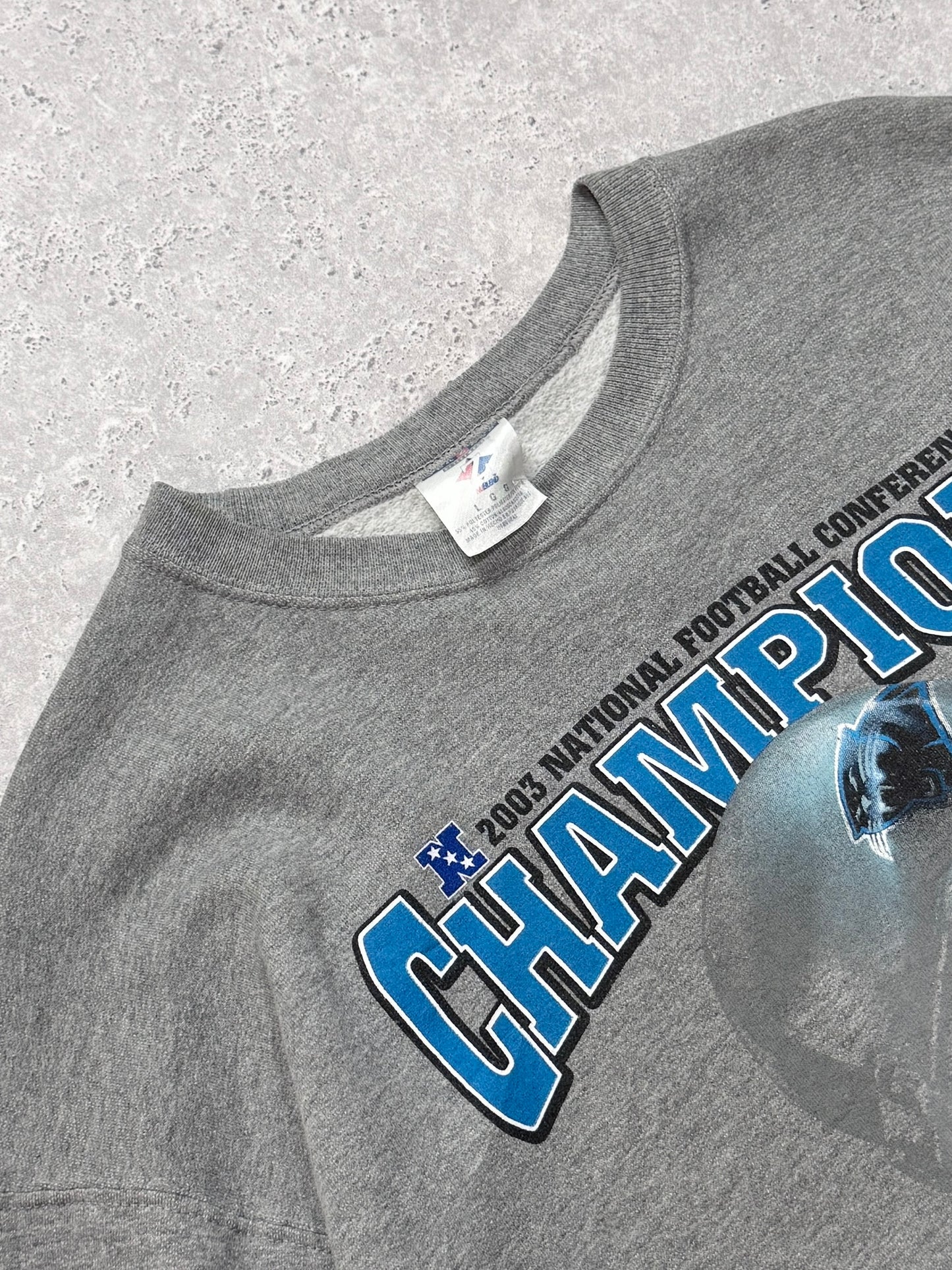 Vintage 2003 Carolina Panthers NFL Superbowl Sweater (L)