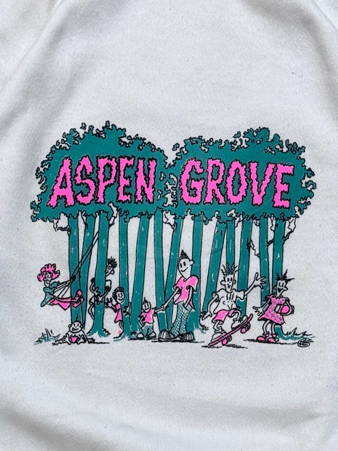 Vintage 80s Aspen Grove Graphic Sweater (S)