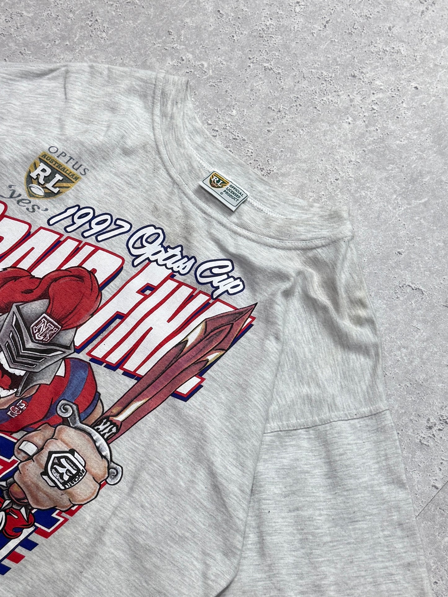 Vintage 1997 Newcastle Knights NRL Grand Final Tee (XL)