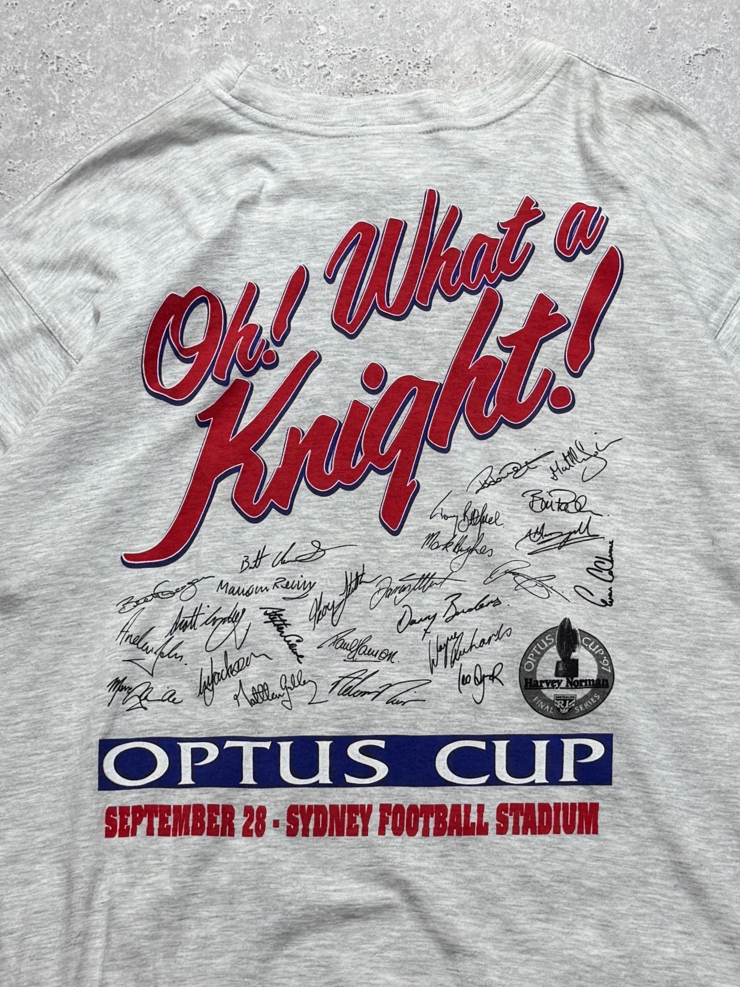 Vintage 1997 Newcastle Knights NRL Grand Final Tee (XL)