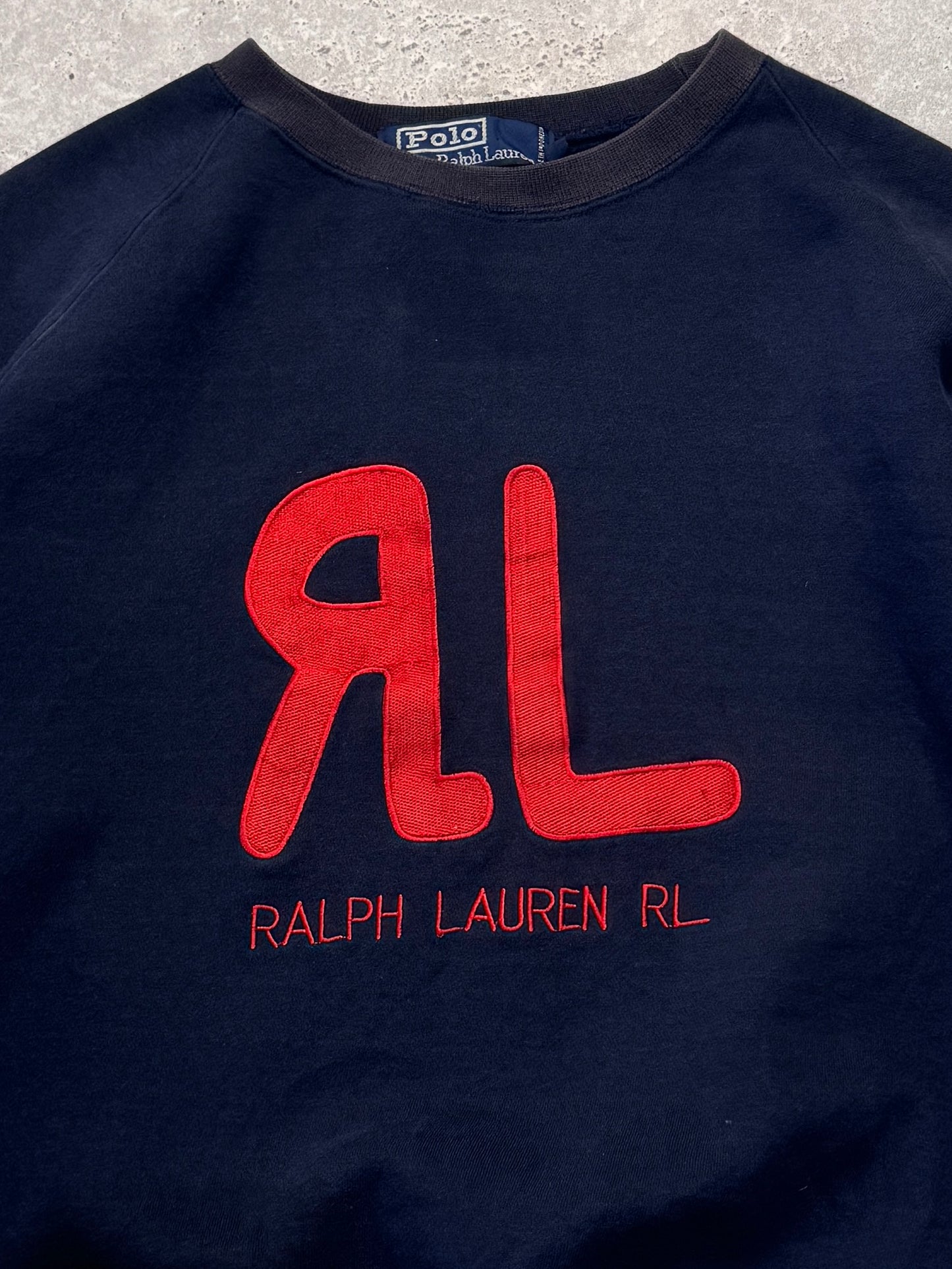 Vintage Ralph Lauren Embroidered Sweater (S)
