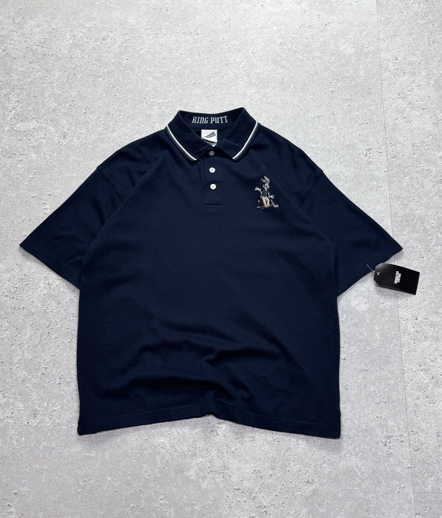 Vintage 90s King Putt Bugs Bunny Golf Polo Shirt (M)