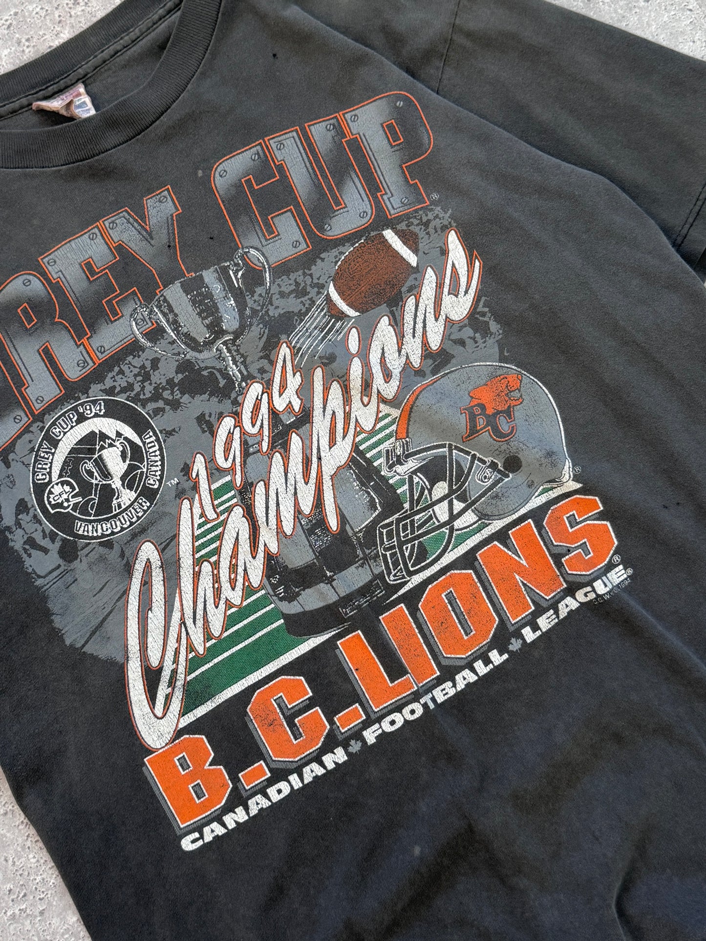 Vintage 1994 BC Lions Football Championship Tee (L)