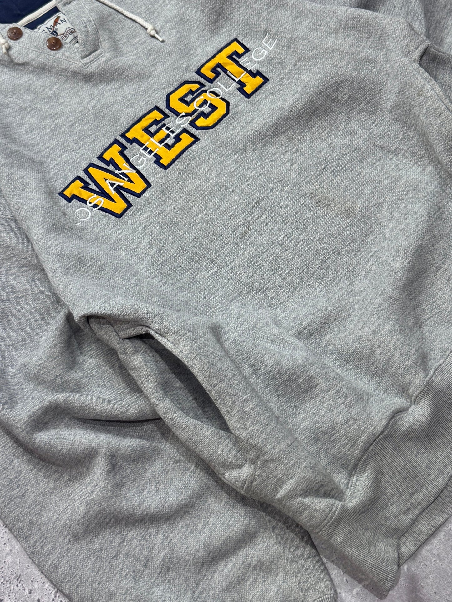 Vintage West Los Angeles College Hoodie (M)