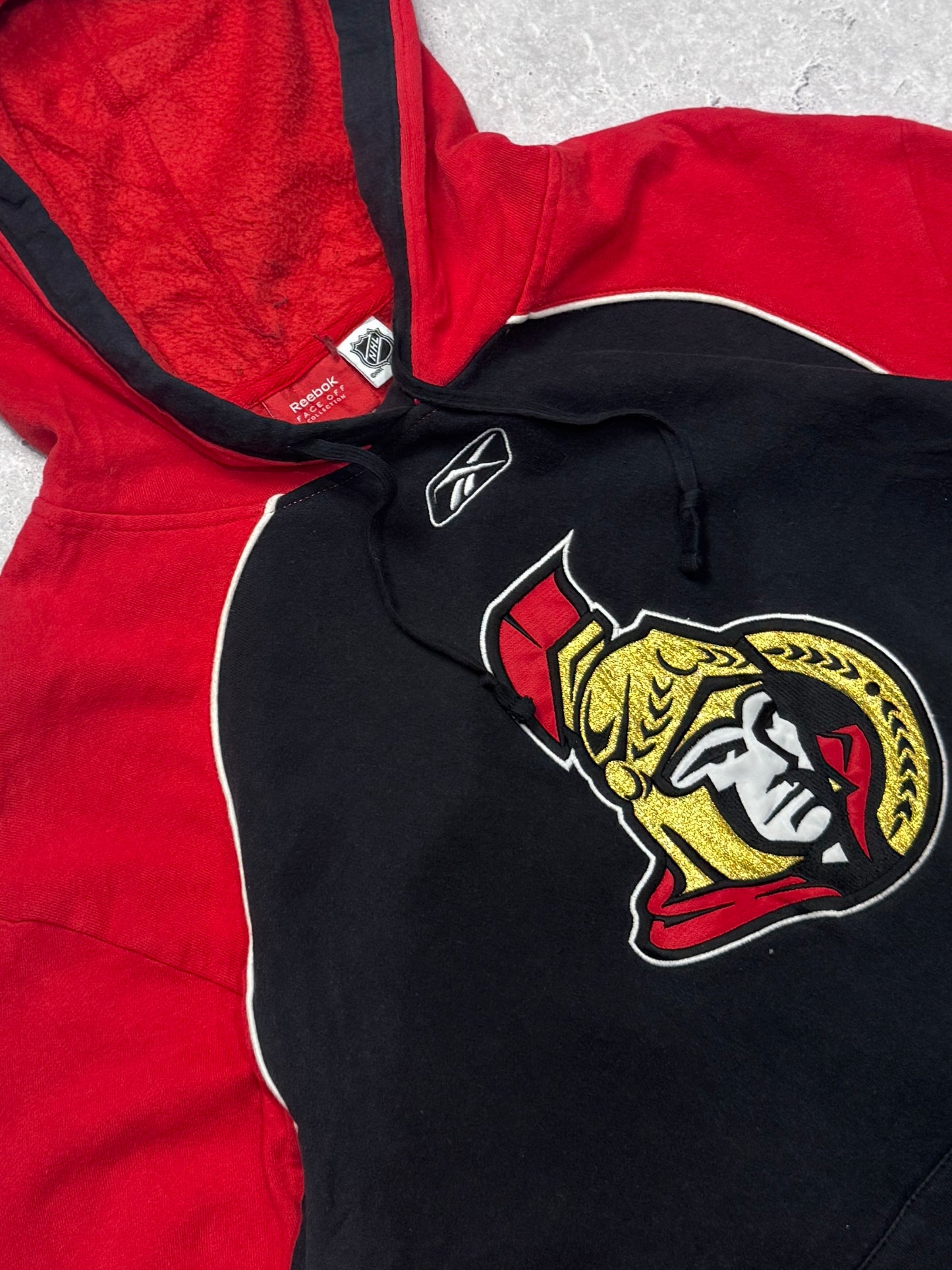 Vintage 2000s Reebok X Ottawa Senators NHL Hoodie (XL)