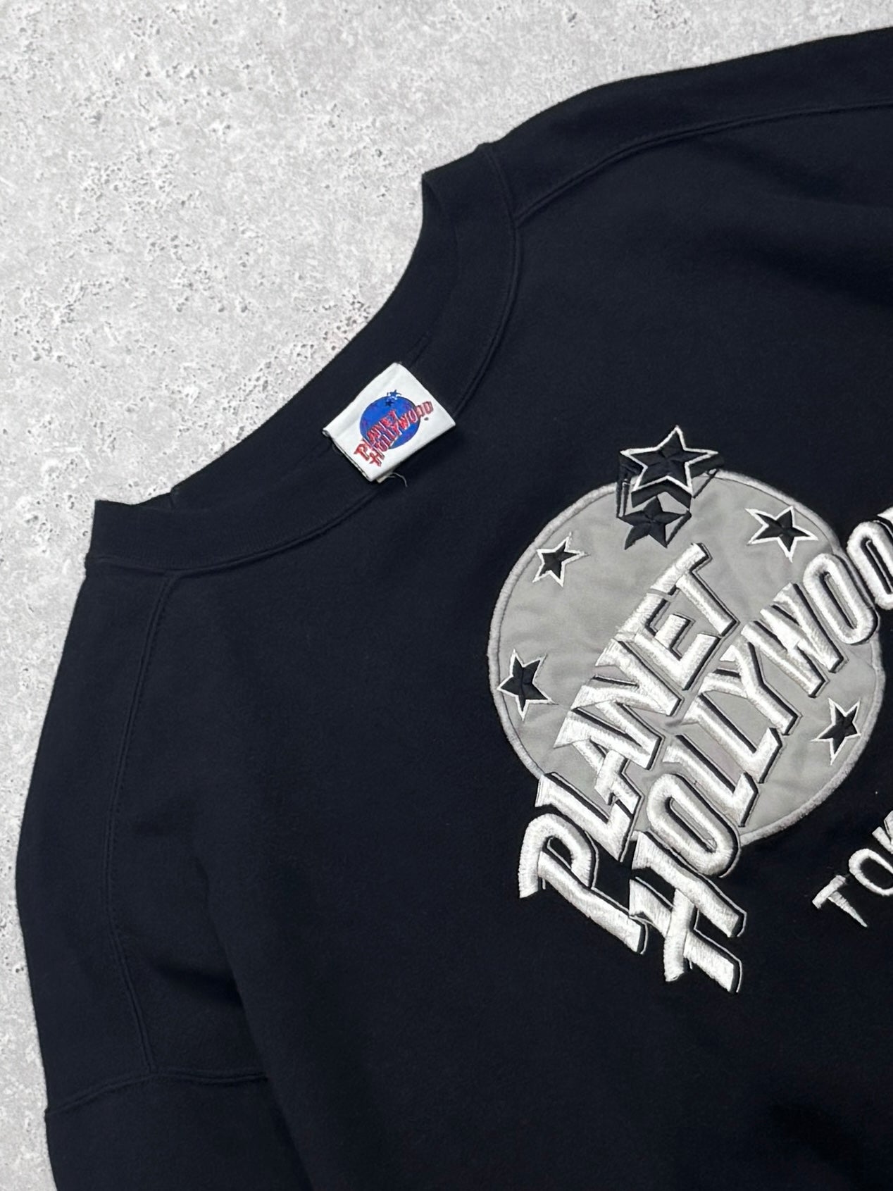 Vintage 90s Planet Hollywood Tokyo Embroidered Sweater (XL)