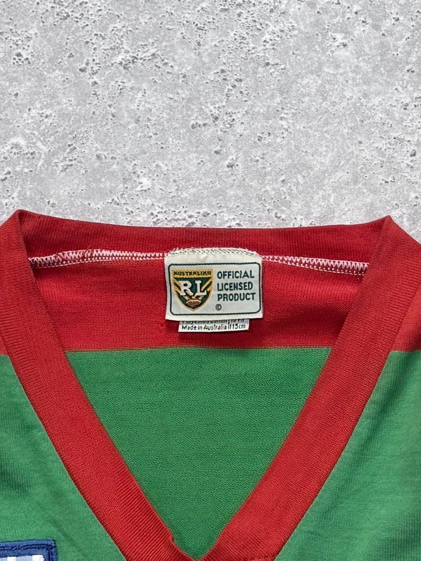 Vintage 80s South Sydney Rabbitohs NRL Jersey (XL)