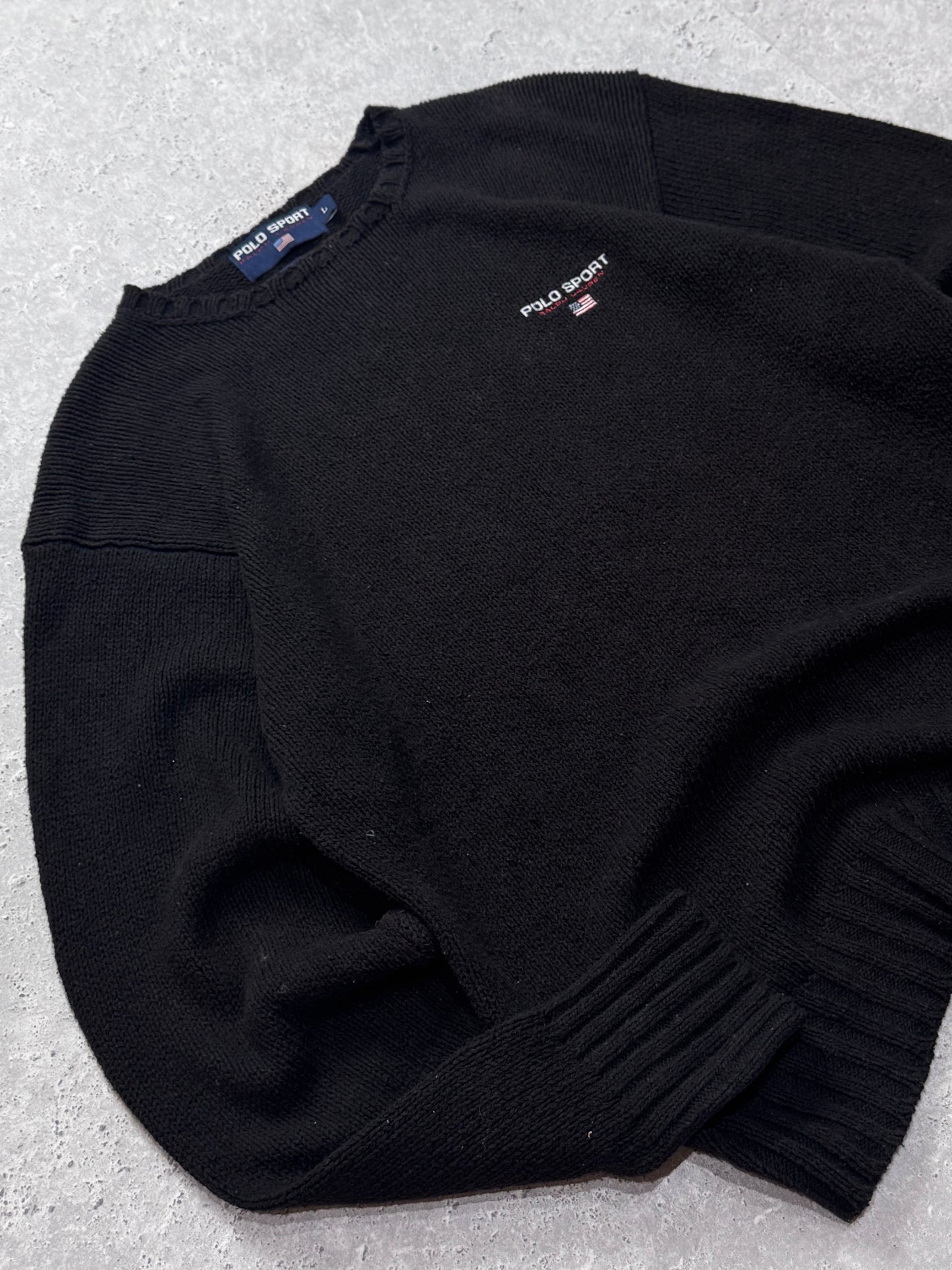 Vintage Polo Sport Ralph Lauren Knitted Sweater (XL)