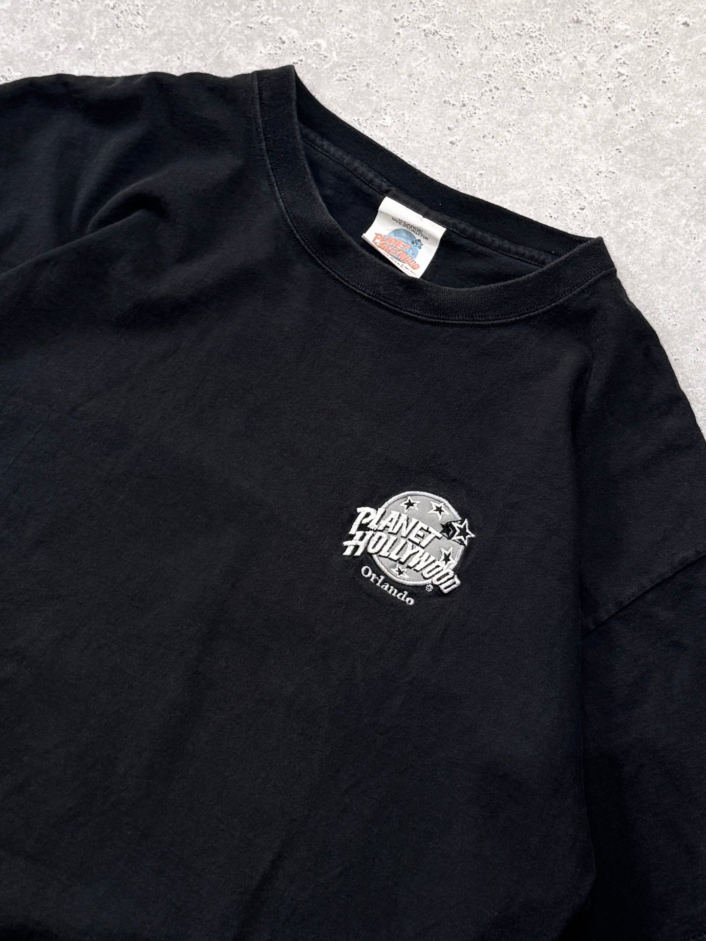 Vintage 90s Planet Hollywood Orlando Embroidered Tee (XL)