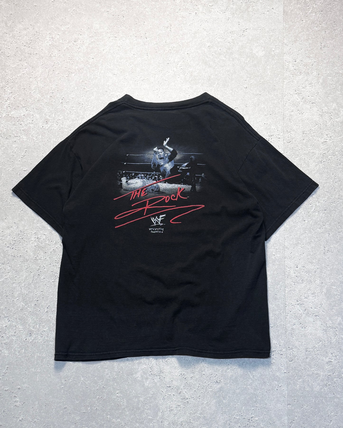 Vintage 1999 The Rock 'Layin The Smack Down' WWF Tee (XL)