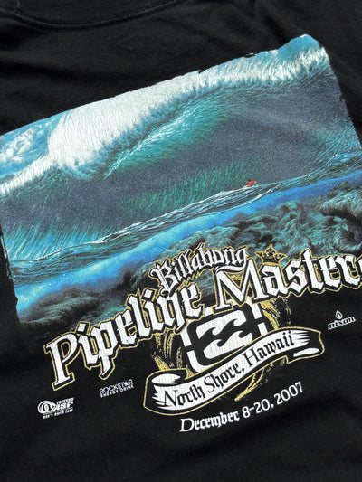 Vintage 2007 Billabong Pipeline Masters Surf Tee (L)