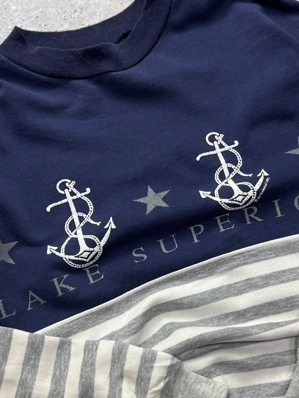Vintage 90s Lake Superior Destination Sweater (L)